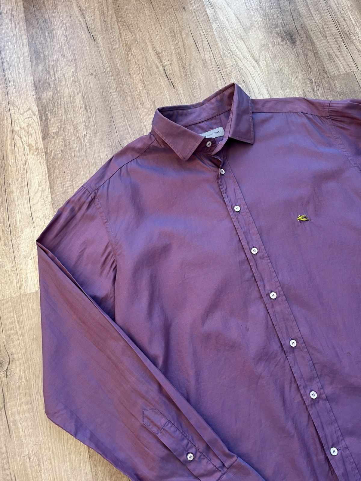 Etro Etro Purple Shirt Size 44 Size US S / EU 44-46 / 1 - 2 Thumbnail