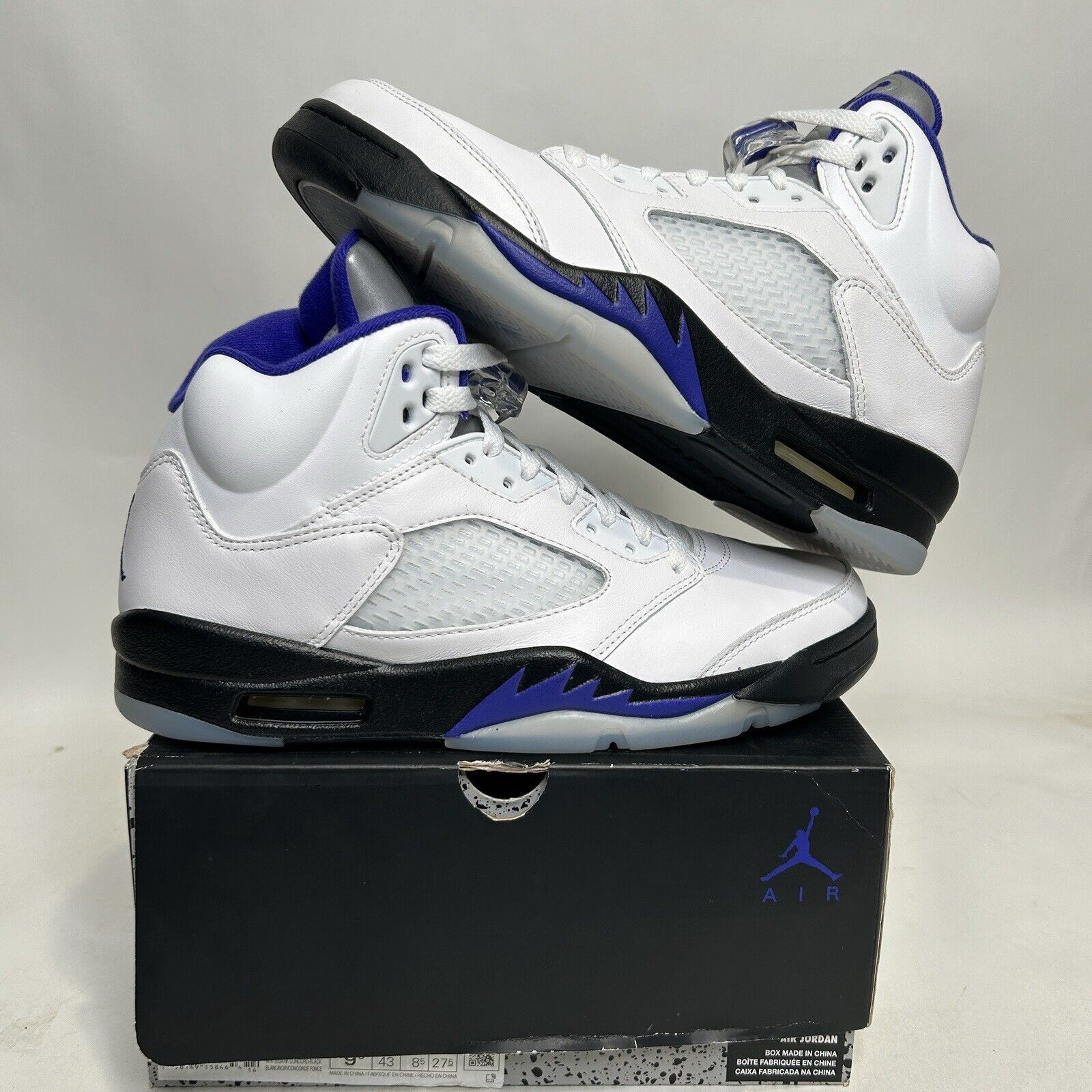 Nike Nike Air Jordan 5 Retro “Dark Concord” 2024 Size US 9.5 / EU 42-43 - 1 Thumbnail