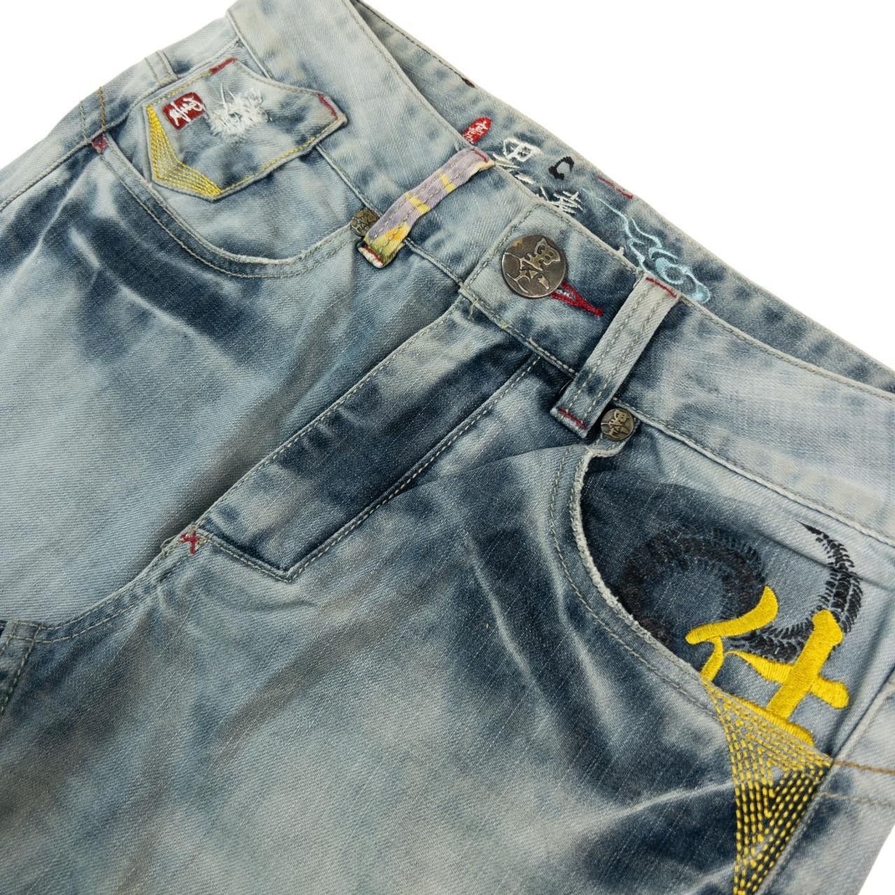 Other Vintage Big Train Japanese Embroidered Denim Jeans Size W30 Size US 30 / EU 46 - 5 Thumbnail