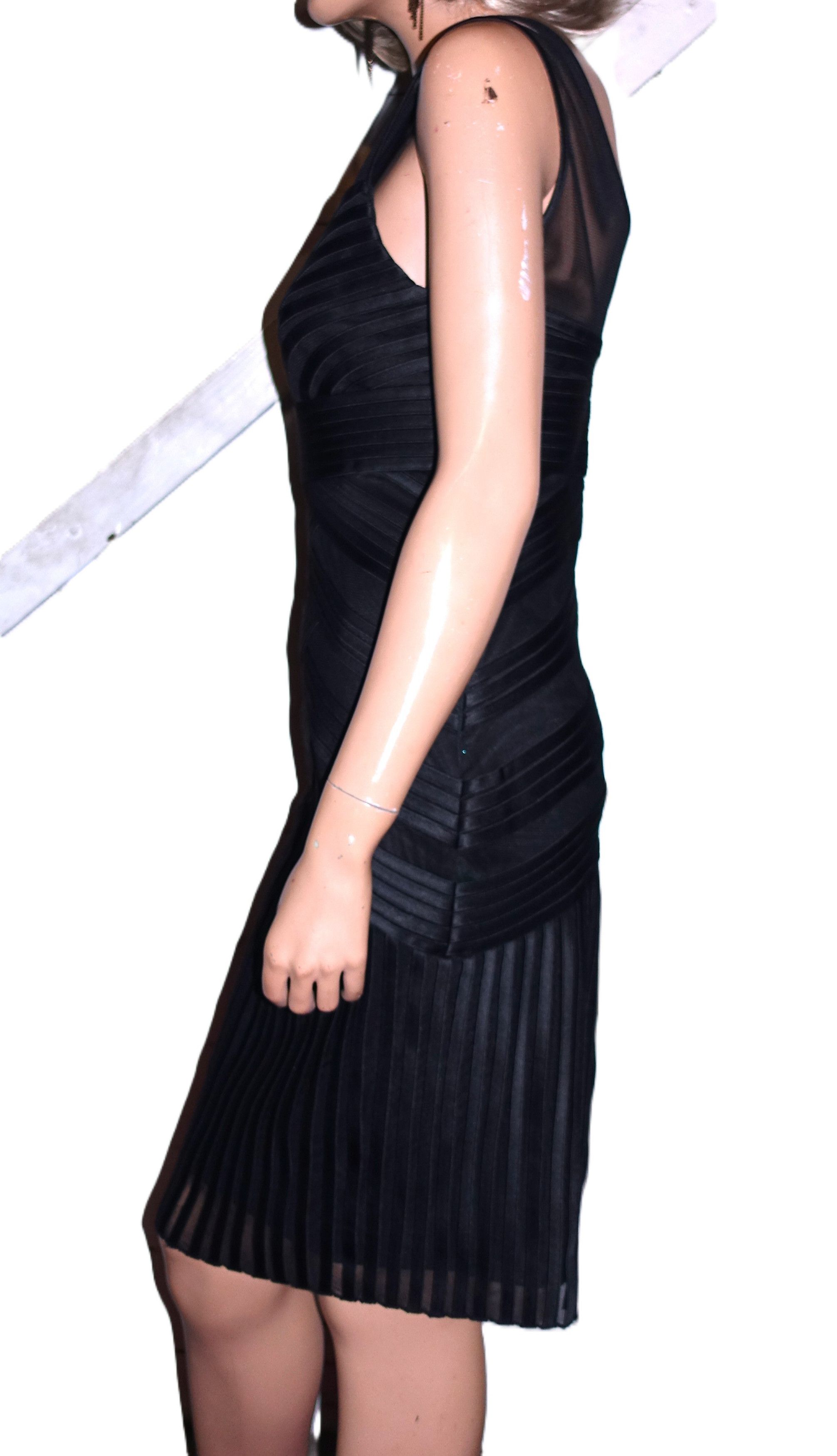Other Cache Black Bandage Bodycon Dress 8 Size M / US 6-8 / IT 42-44 - 5 Thumbnail