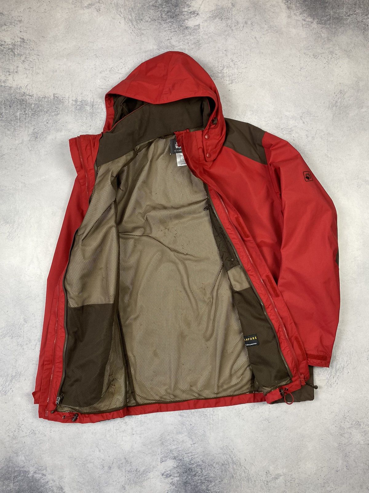 Jack Wolfskin Jack Wolfskin Texapore Outdoor Gorpcore Jacket Red Size XL Size US XL / EU 56 / 4 - 11 Thumbnail