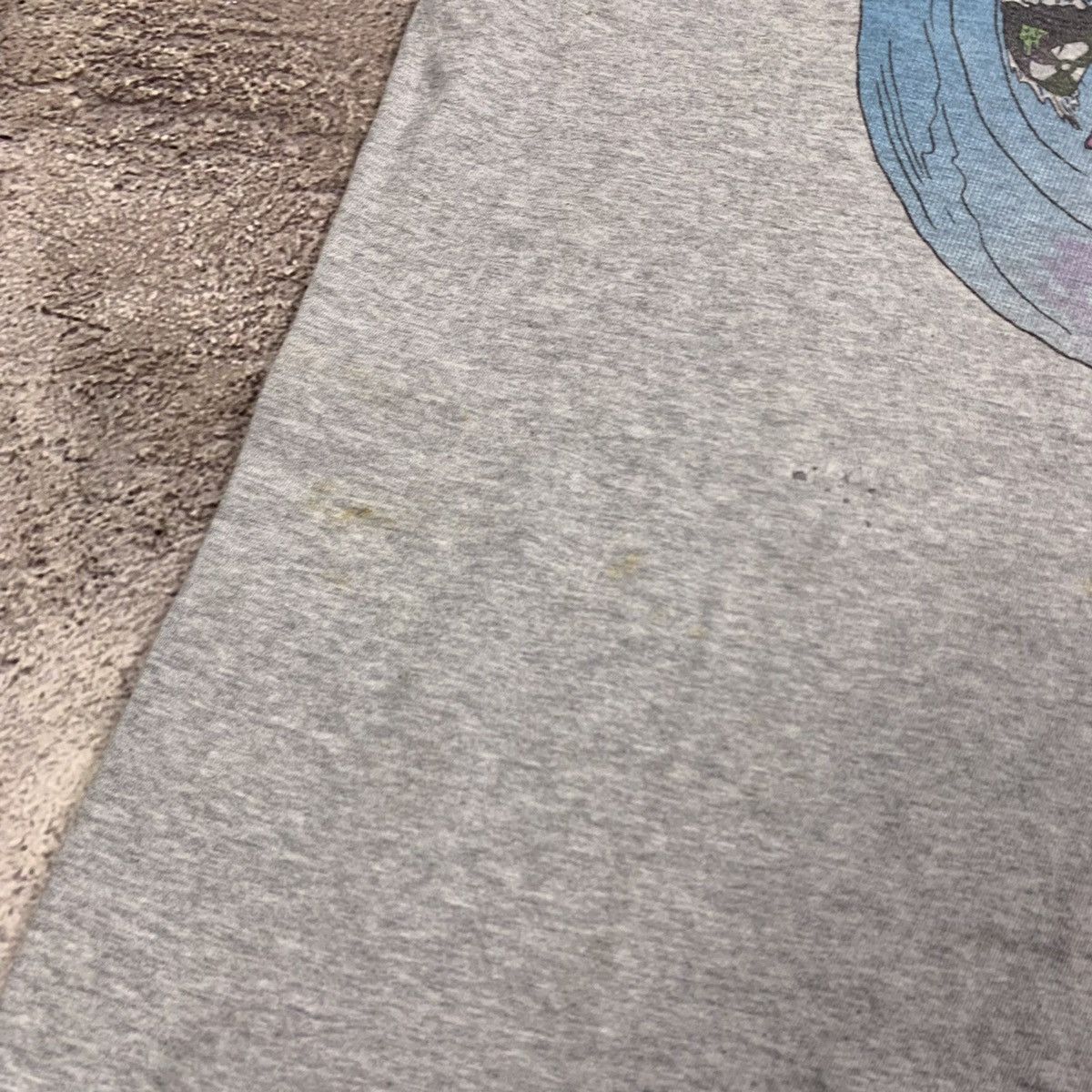 Vintage Vintage Y2K Graphic Tee Sun Faded Monster Streetwear Baggy M Size US M / EU 48-50 / 2 - 5 Thumbnail