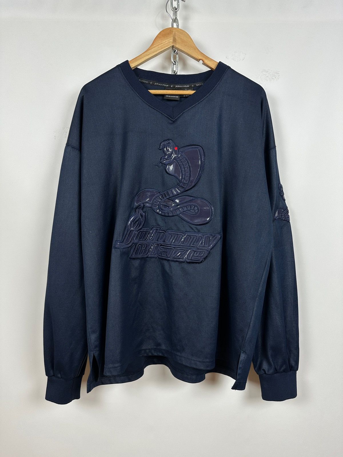 Vintage Vintage Johnny Blaze King Cobra Snake Sweatshirt Jersey Size US L / EU 52-54 / 3 - 1 Thumbnail