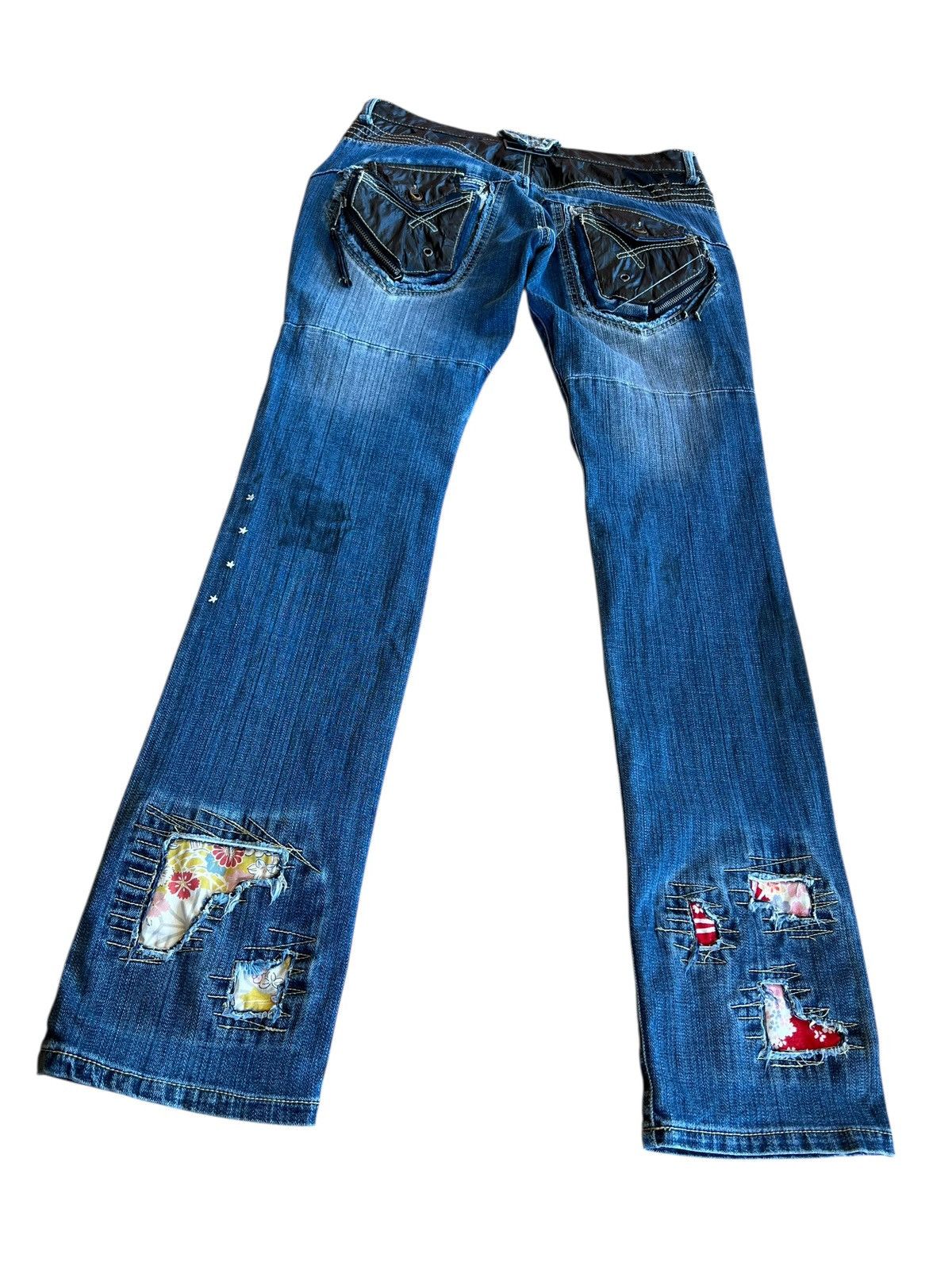 PPFM Vintage PPFM Stitching Bondage Punk Jean Size US 31 - 2 Thumbnail