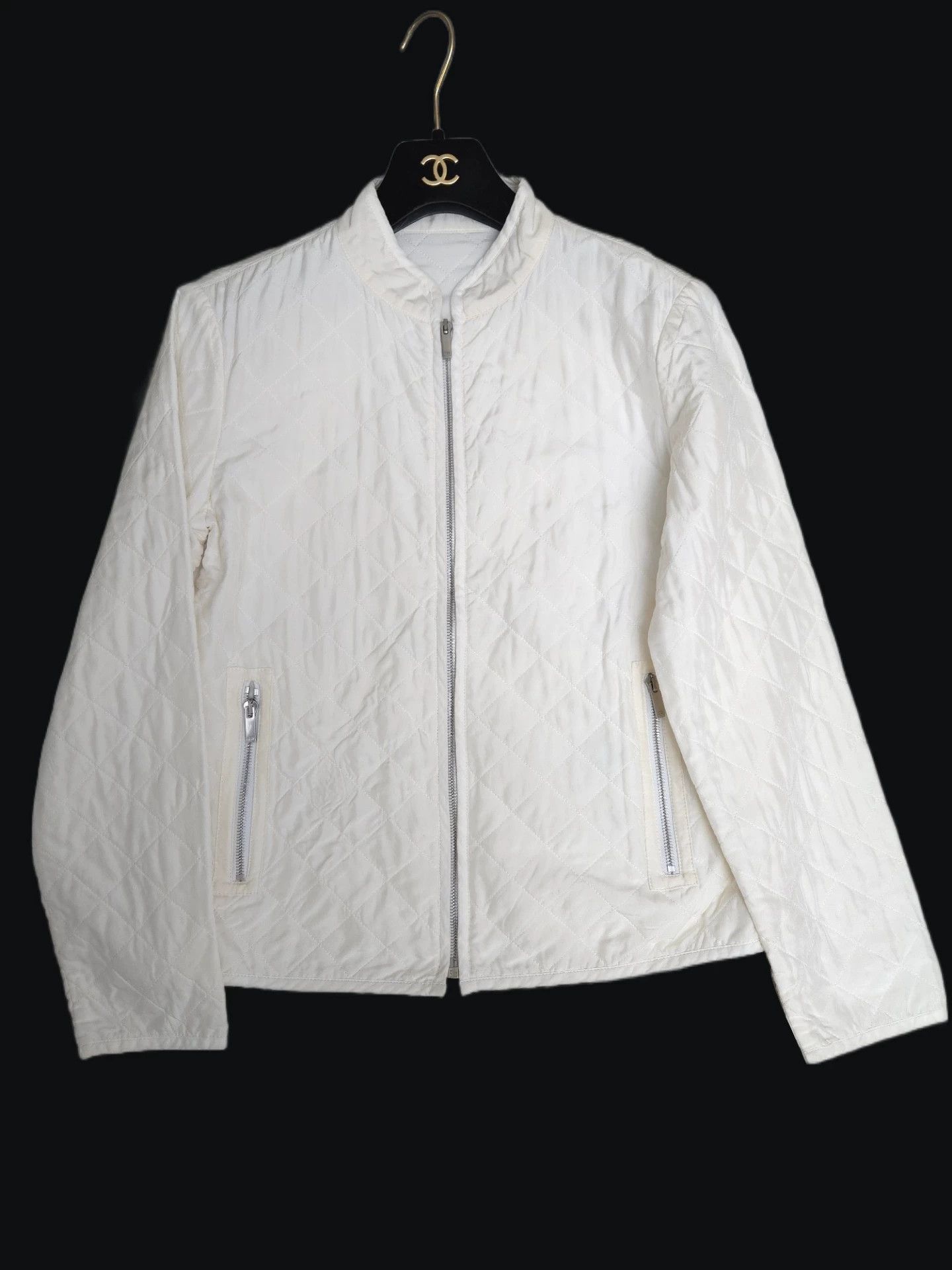 Dior christian dior white quilted jacket Size US M / EU 48-50 / 2 - 1 Thumbnail