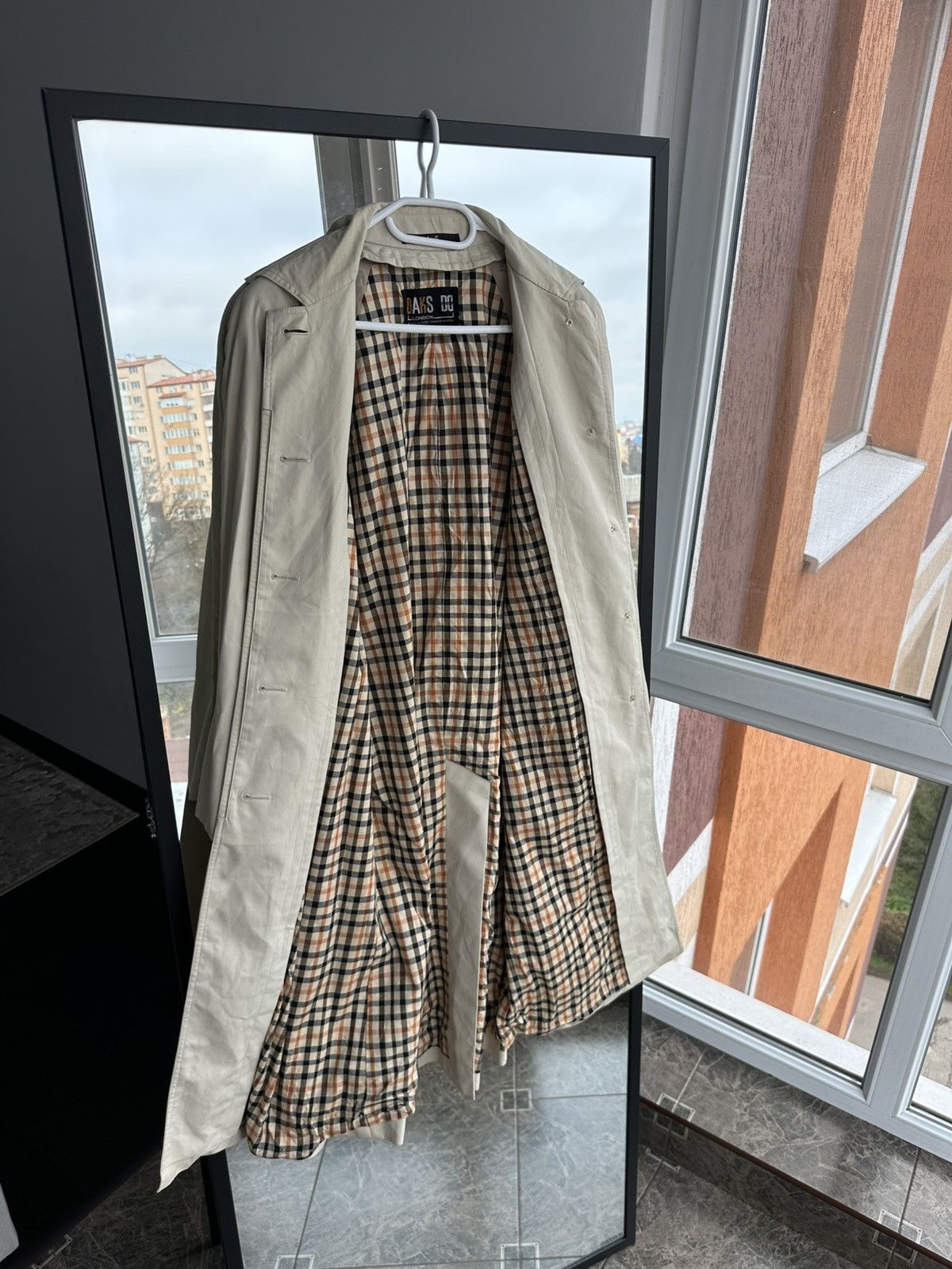 DAKS DAKS London Vintage Beige Trench Coat Japan MadeCheck Lining Size US M / EU 48-50 / 2 - 5 Thumbnail