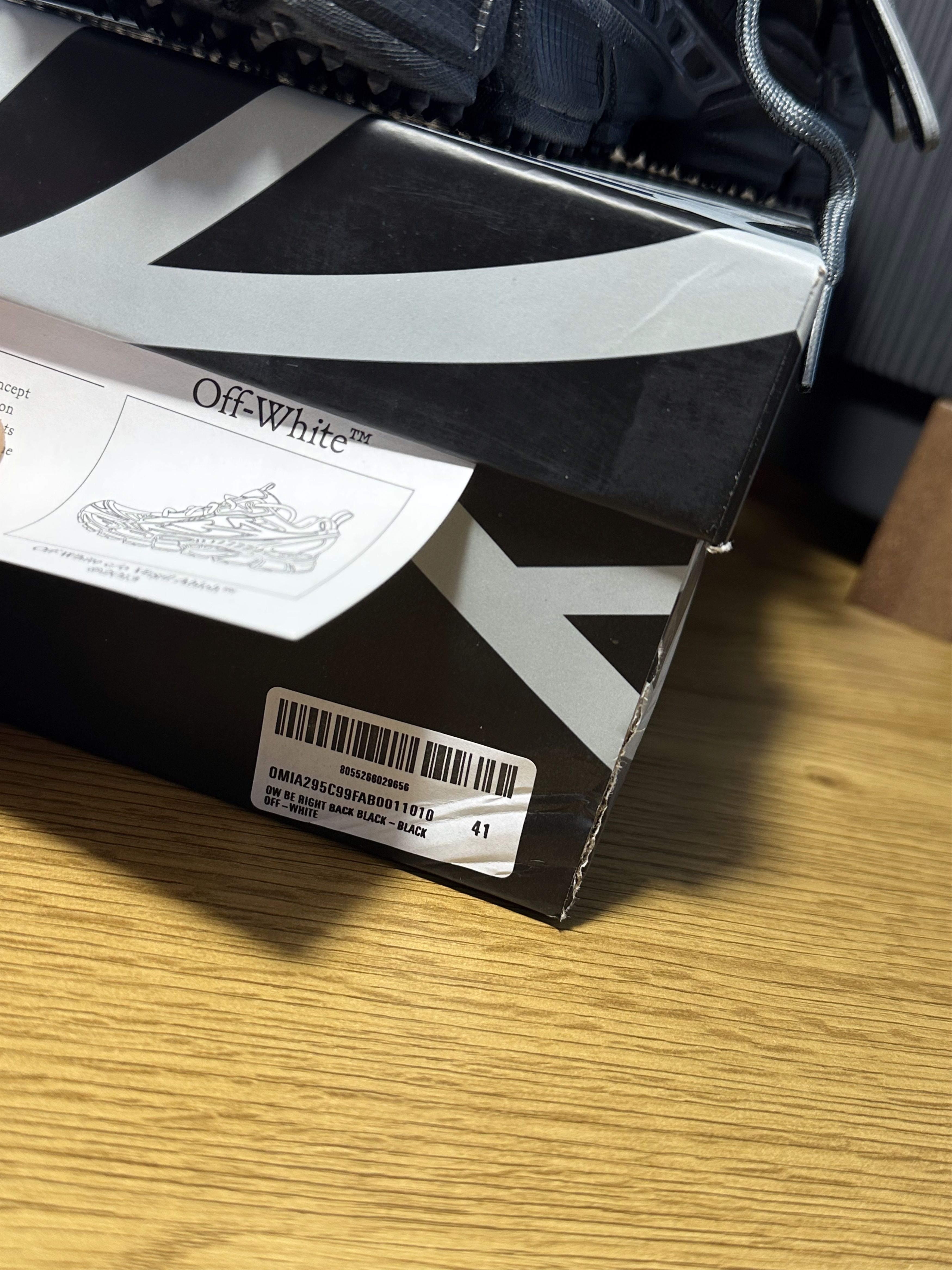 Off-White Be Right Back *Black* Size US 8 / EU 41 - 7 Thumbnail