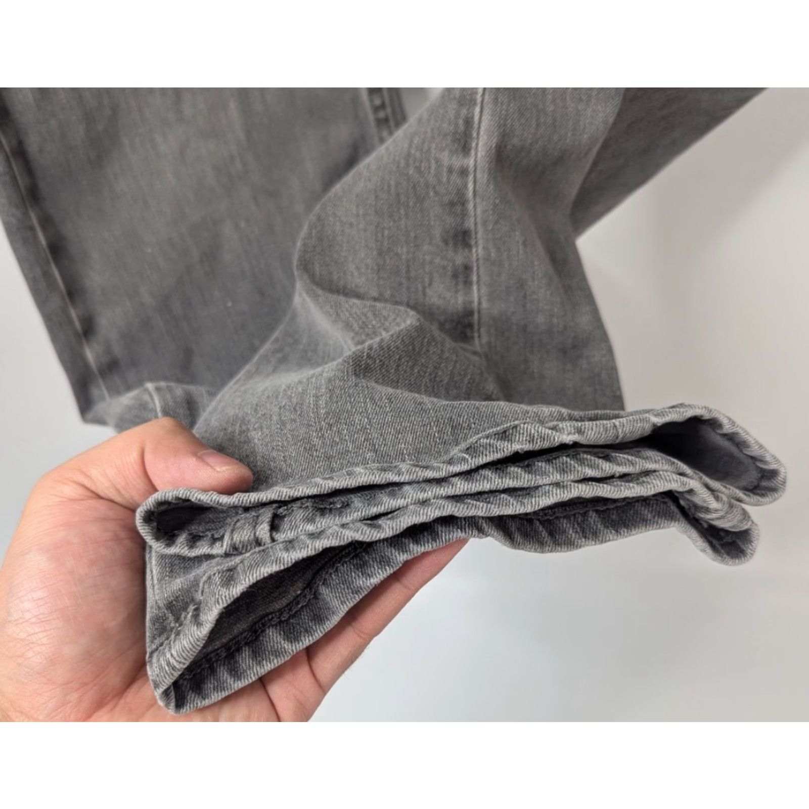 Banana Republic VINTAGE Banana Republic Jeans Denim 5-Pocket 100% Cotton Gray Gray Denim Straight Men’s Size 33X32 Size US 33 - 5 Thumbnail