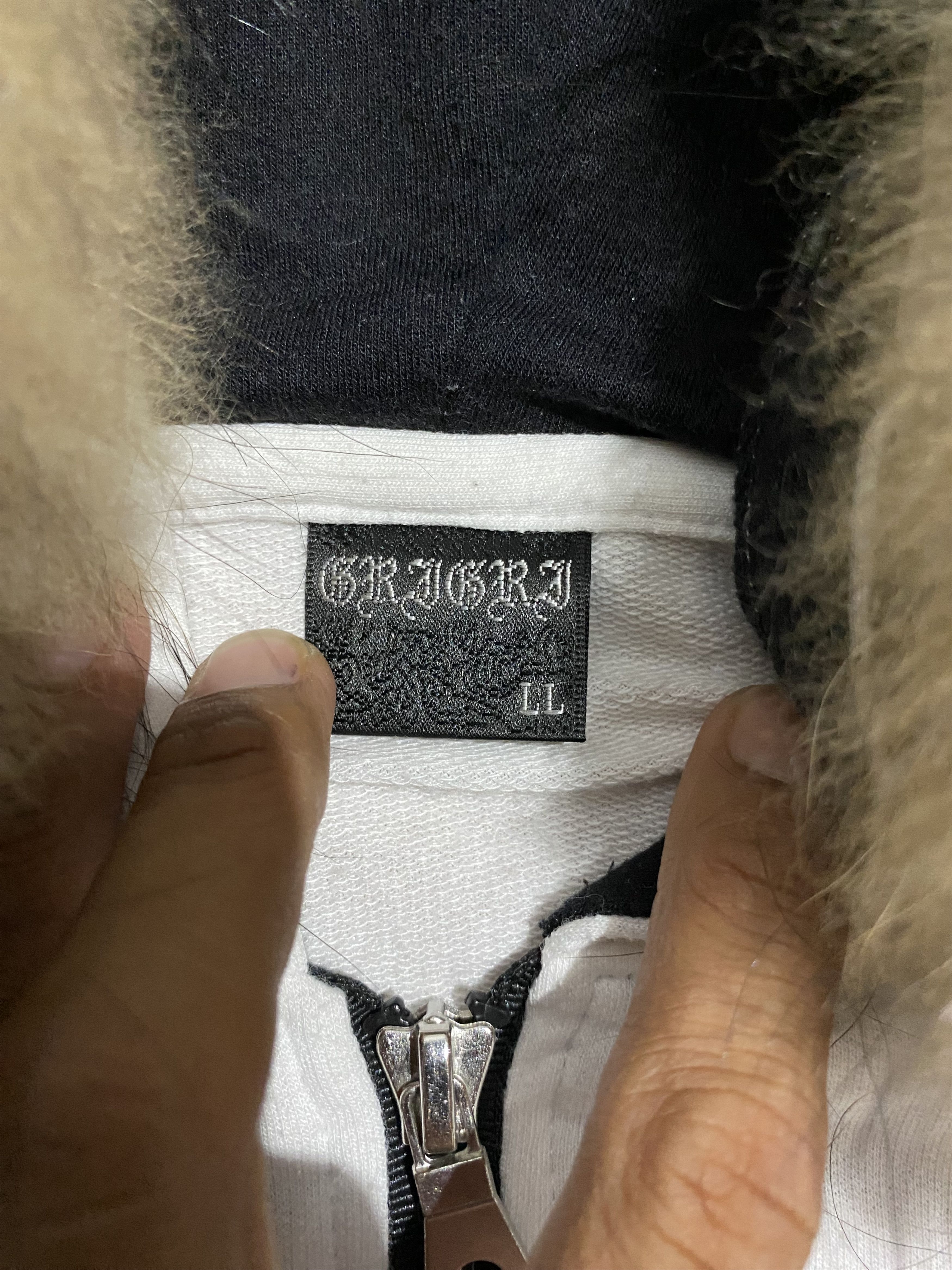 Beauty Beast × If Six Was Nine × Japanese Brand Vintage transitory phenomenon poem Fur hoodie lgb style Size US L / EU 52-54 / 3 - 7 Thumbnail