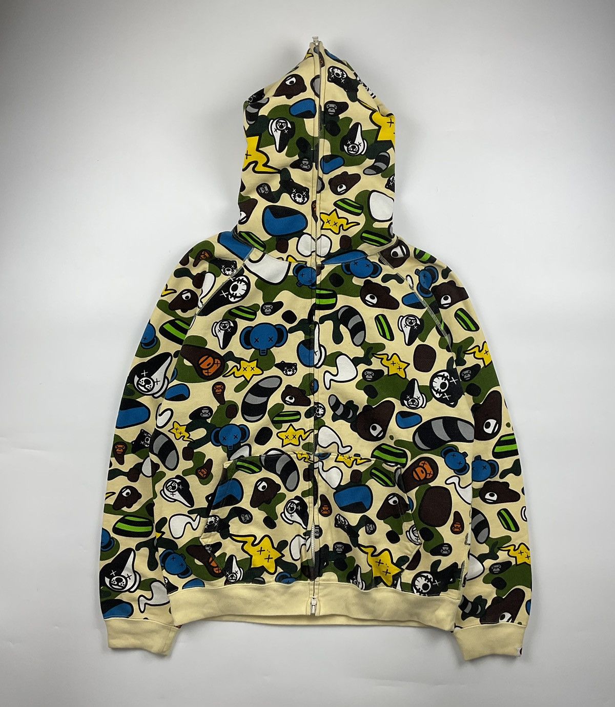 Bape × Kaws Bape x Kaws Animal Kingdom Full Zip Hoodie Size US M / EU 48-50 / 2 - 3 Thumbnail