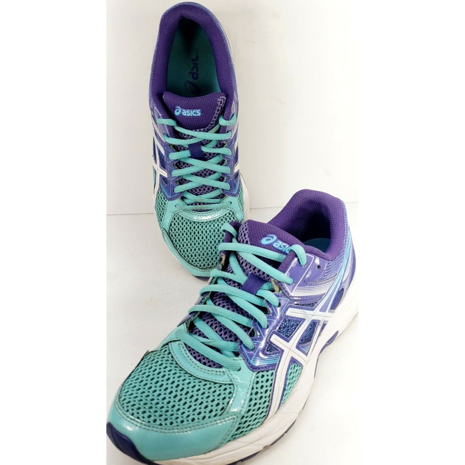 Asics Asics Gel Contend 3 Running Shoes Women's Sz 8.5M Teal Purple T5F9N Size US 9 / IT 39 - 2 Thumbnail