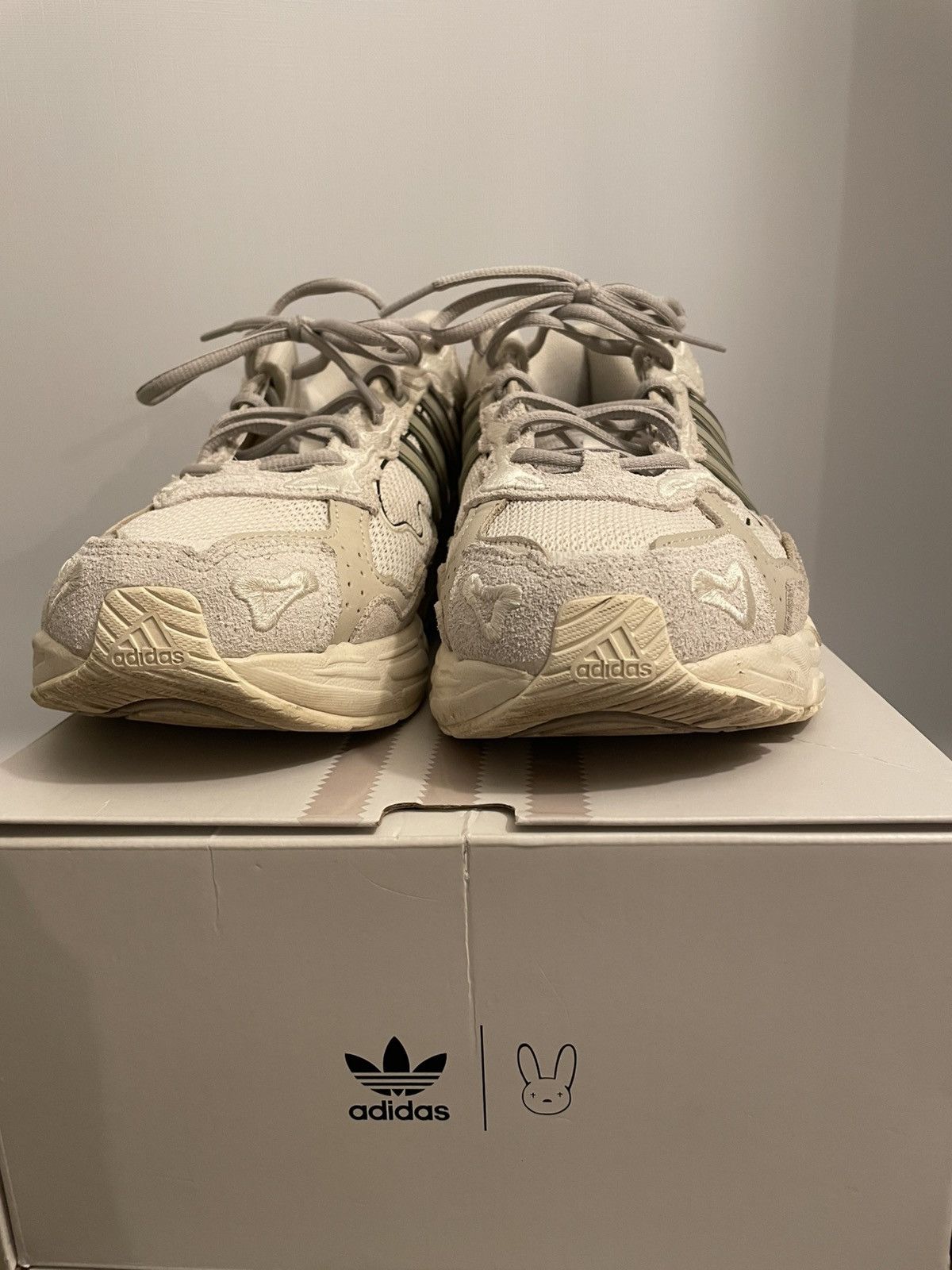 Adidas Bad Bunny x adidas Response CL 'Wonder White' Size US 10.5 / EU 43-44 - 2 Thumbnail