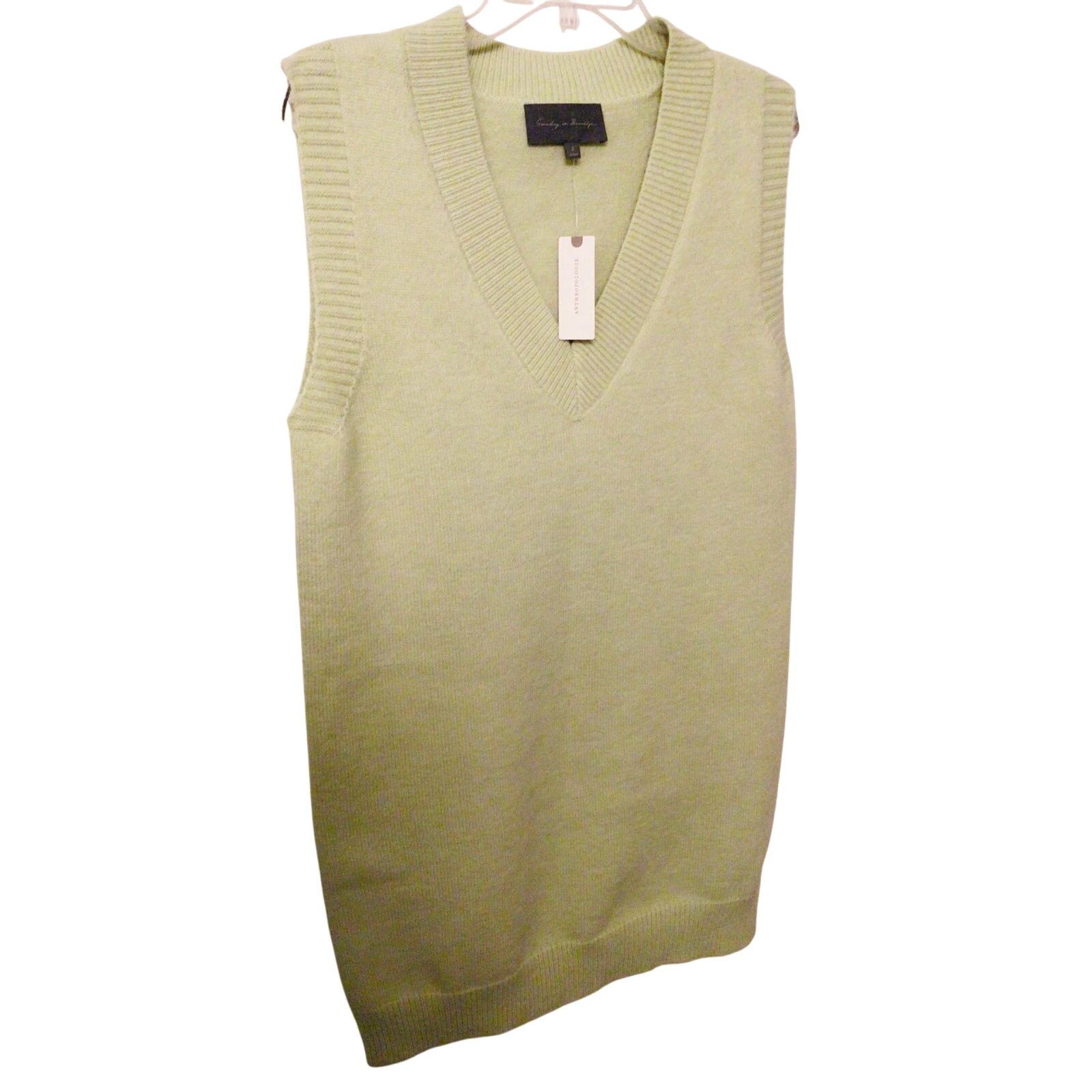 Anthropologie NWT Anthropologie Sunday In Brooklyn Sweater Vest dress S Size S / US 4 / IT 40 - 2 Thumbnail