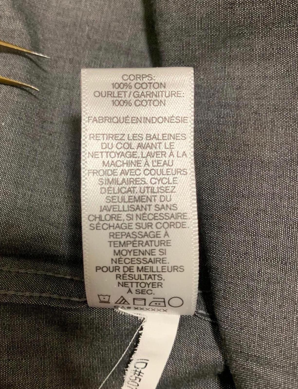 Express Express Men's M Long Sleeve Gray Western Shirt Size US M / EU 48-50 / 2 - 11 Thumbnail