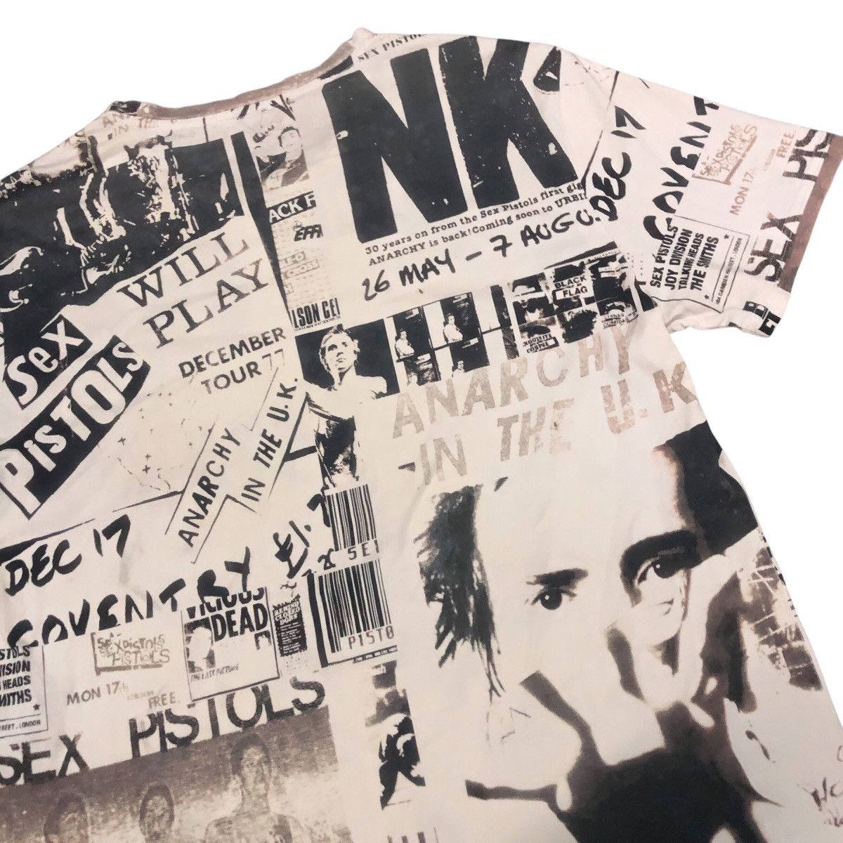 Band Tees × Japanese Brand × Seditionaries Sex Pistol Punk Collage Tshirt Black Flag The Clash Size US M / EU 48-50 / 2 - 4 Thumbnail