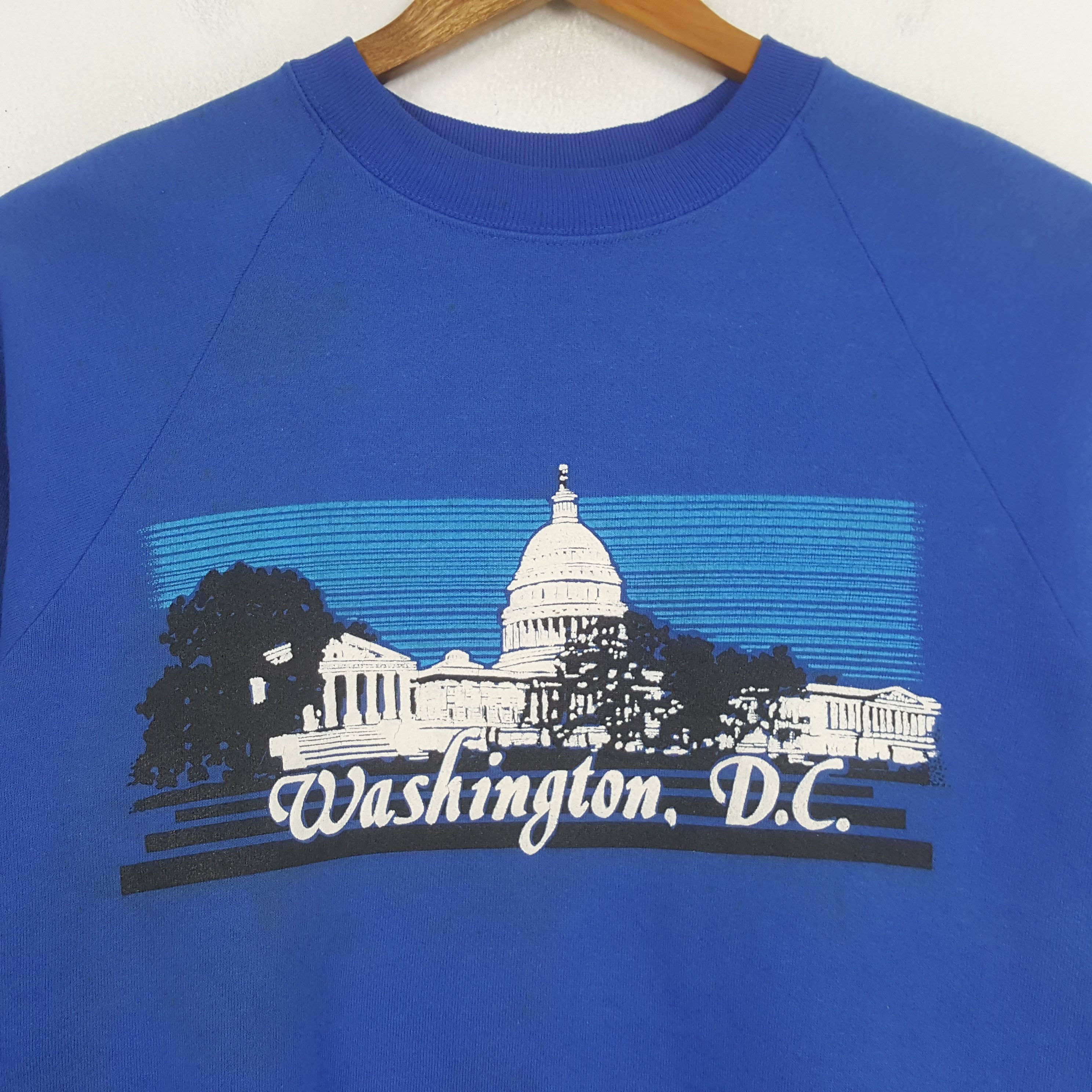 Fruit Of The Loom × Vintage Vintage WASHINGTON DC American State Sweatshirt C290N15 Size US S / EU 44-46 / 1 - 2 Thumbnail