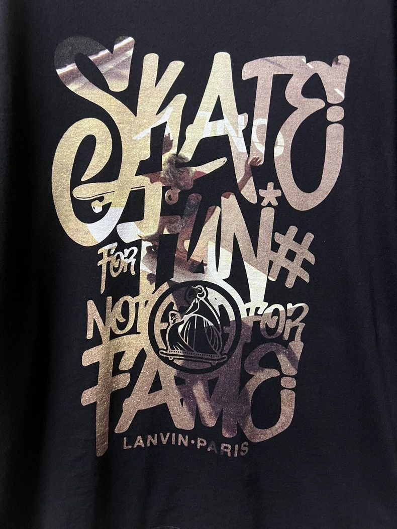Lanvin Lanvin Men's Short Sleeve Graphic T-Shirt-2508 Size US XS / EU 42 / 0 - 2 Thumbnail