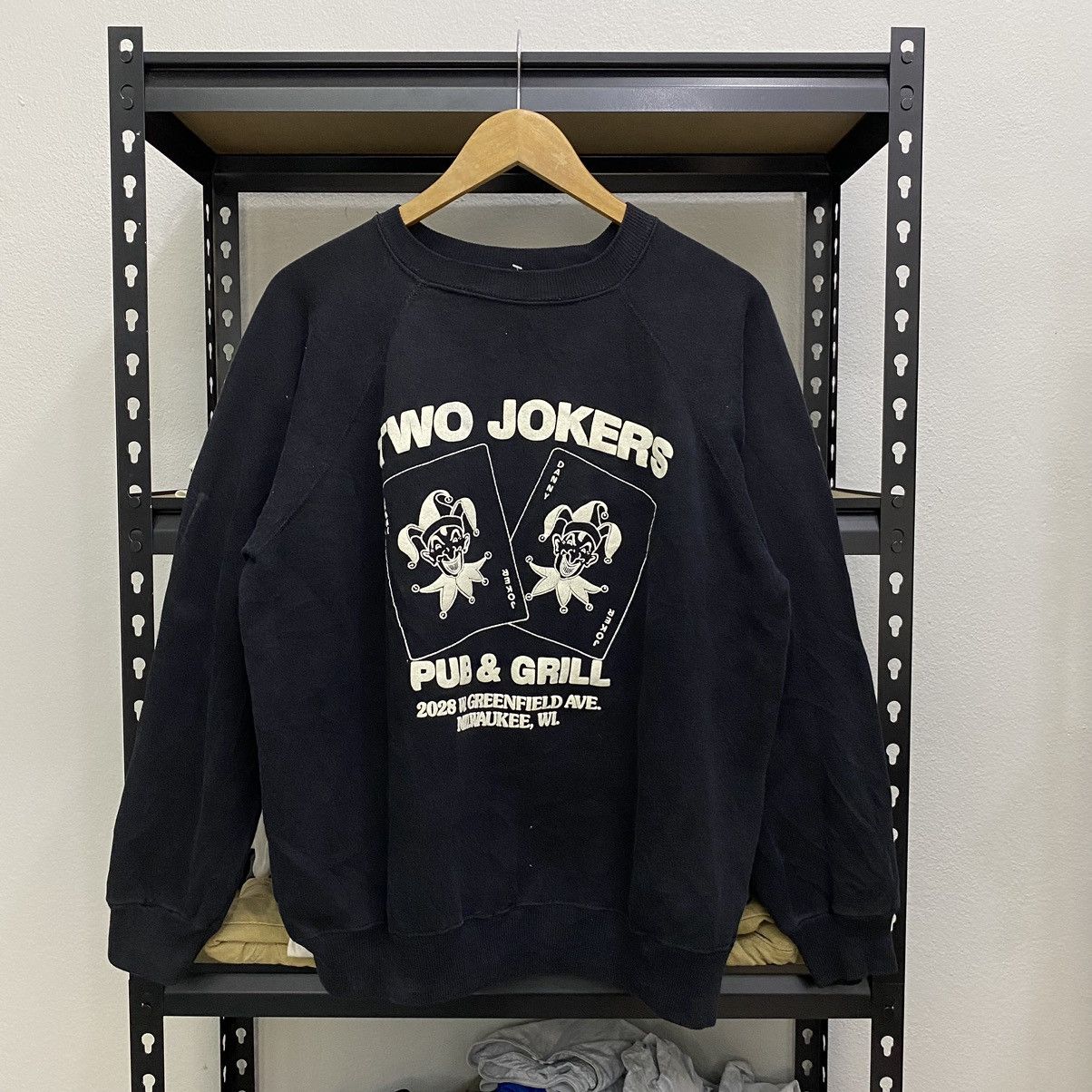 Hanes × Vintage Vintage Joker Sweatshirt 90s❗️ Size US L / EU 52-54 / 3 - 1 Thumbnail