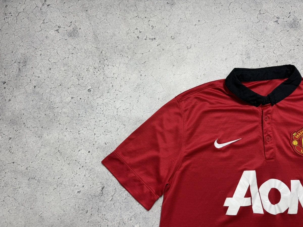 Nike Nike FC Manchester United Soccer Jersey 2013/2014 Y2K Size US L / EU 52-54 / 3 - 4 Thumbnail