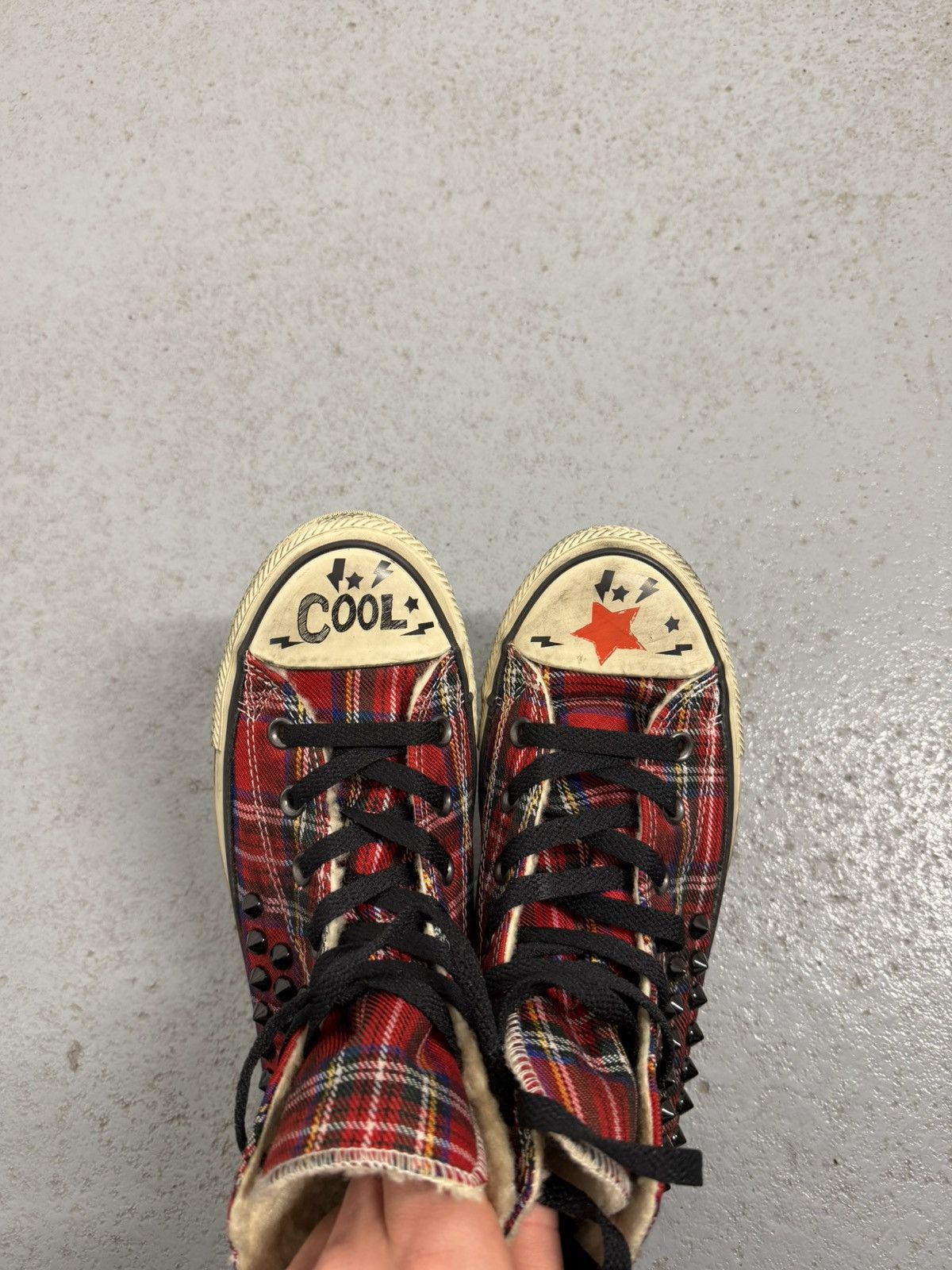 Converse John Varvatos x Converse Aged High Top Sneakers Size US 6.5 / IT 36.5 - 12 Thumbnail