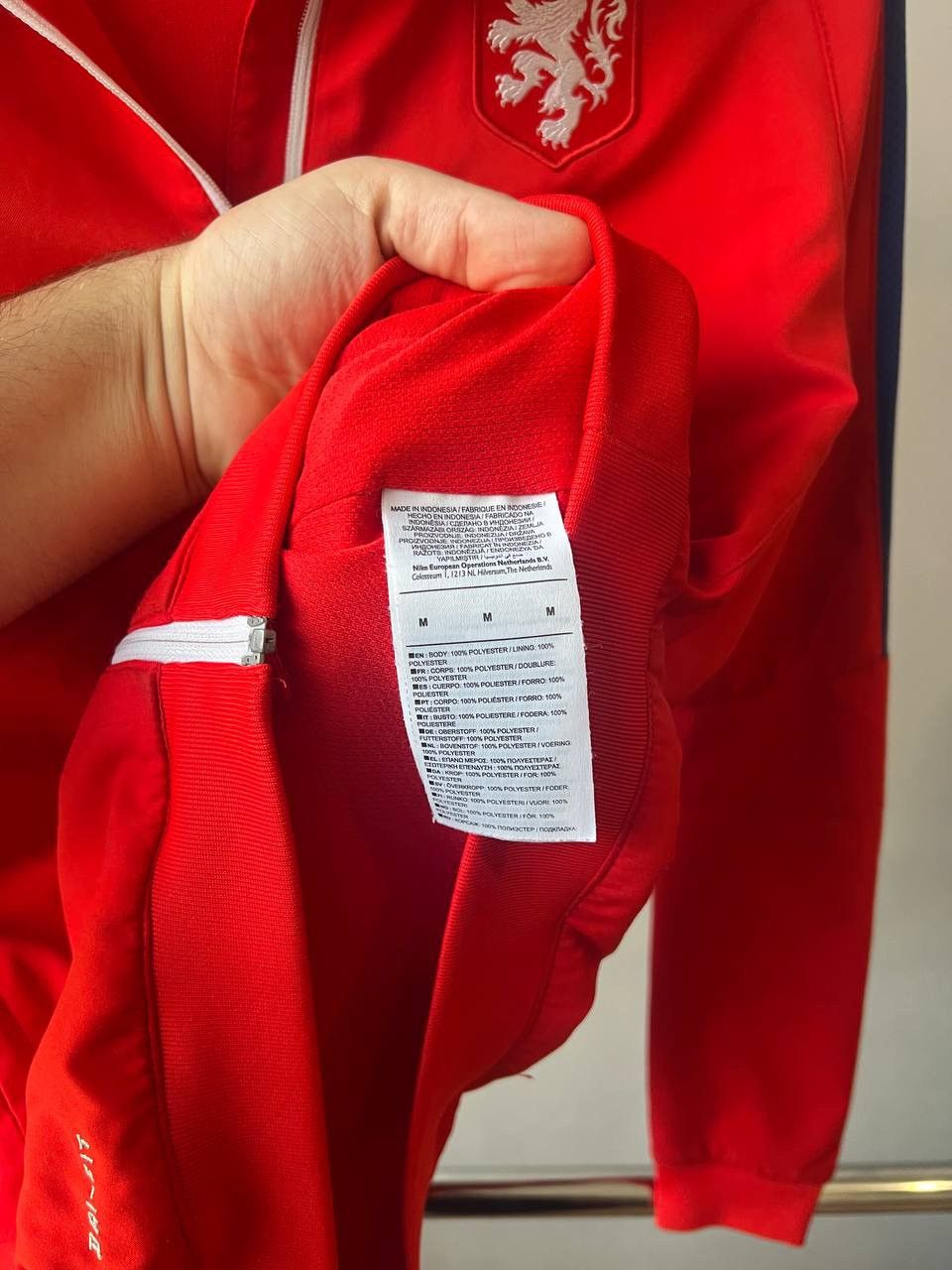 Nike 2015 NETHERLANDS (HOLLAND) NIKE SOCCER FOOTBALL TRACK JACKET Size US M / EU 48-50 / 2 - 13 Thumbnail