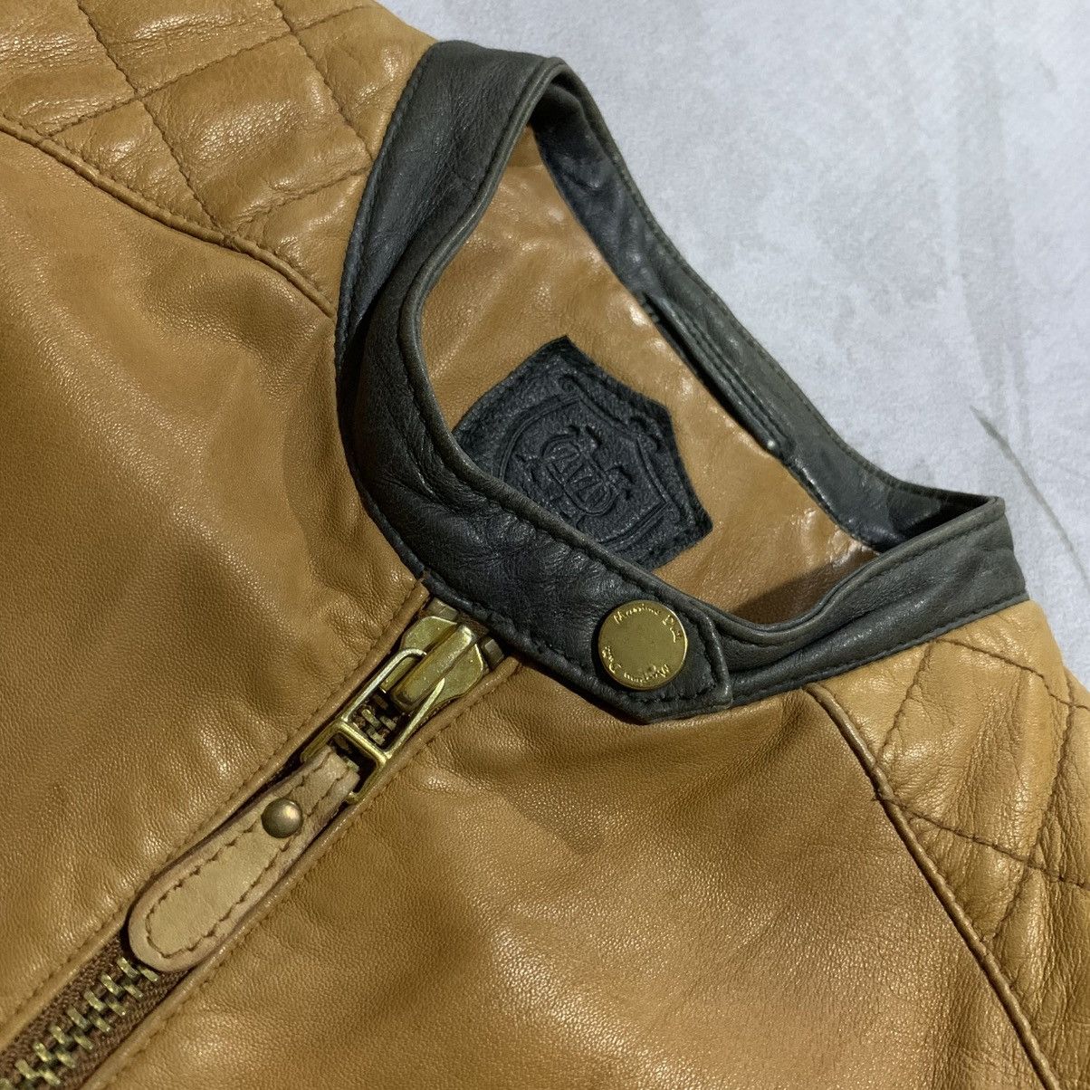 Massimo Dutti Mossimo Dutti Leather Jacket Size M / US 6-8 / IT 42-44 - 5 Thumbnail