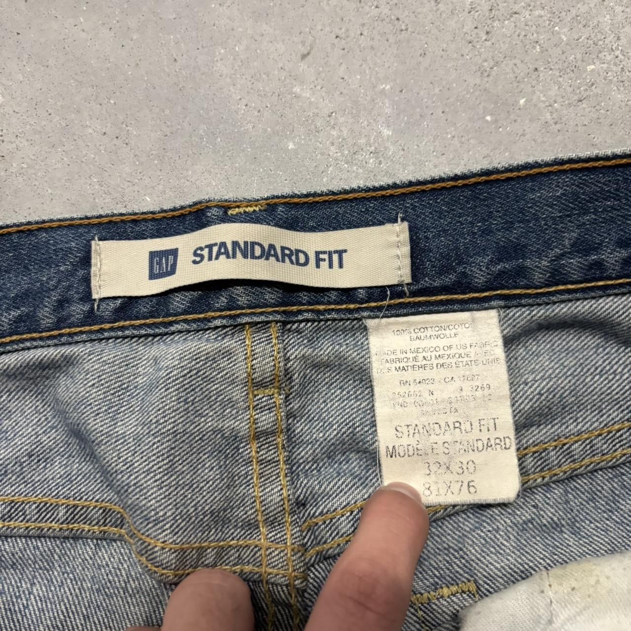 Gap × Vintage Crazy Vintage 90s Grunge Dark Wash Gap Bootcut Denim Jeans! Size US 32 / EU 48 - 8 Thumbnail