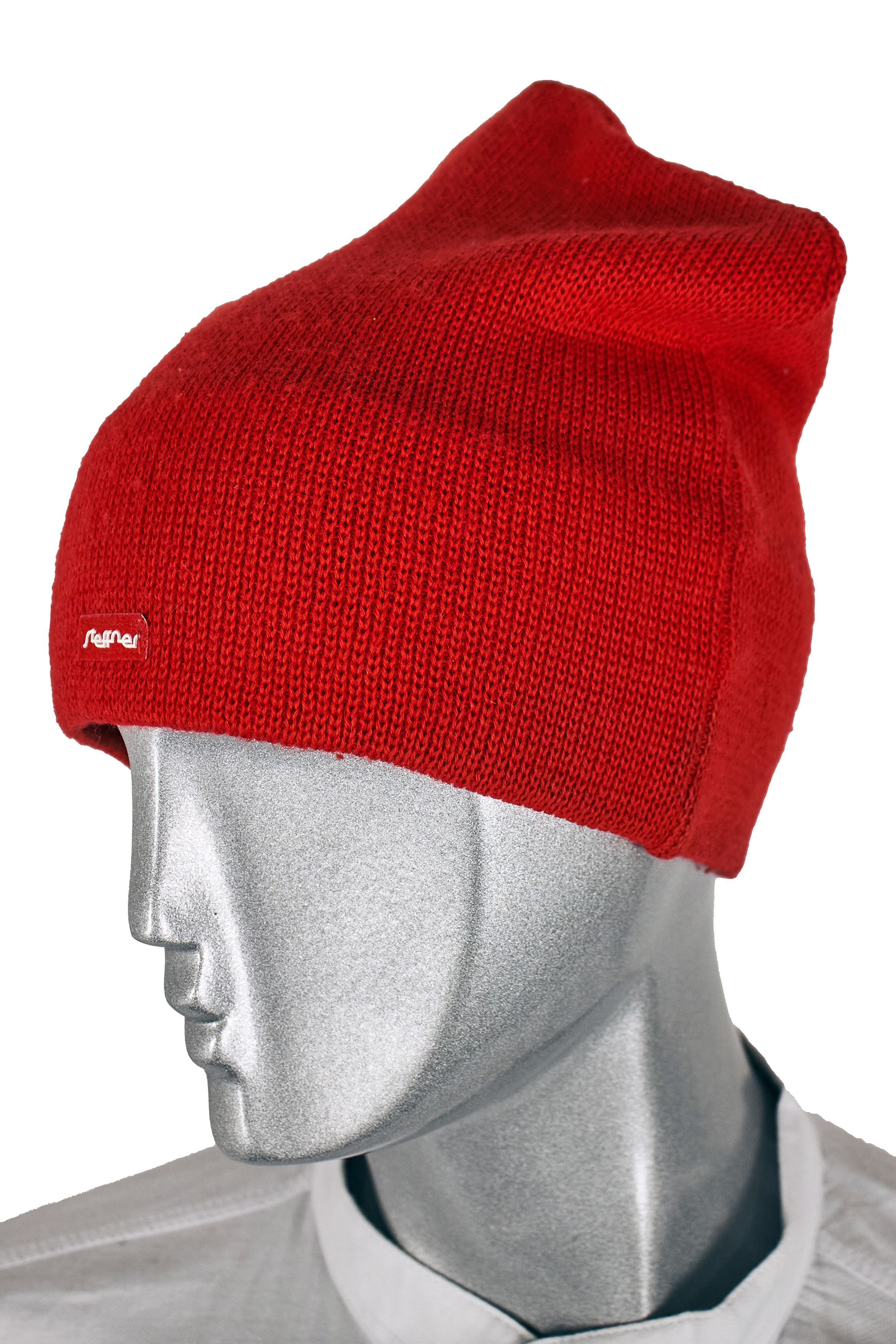 Other Steffner woolen red hat of the Austrian brand Size ONE SIZE - 3 Thumbnail