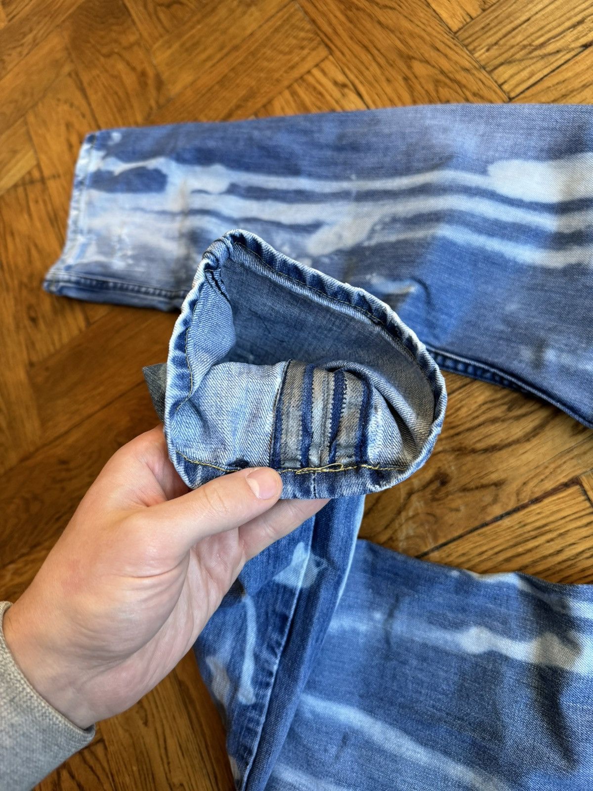 Diesel Diesel Adidas Japanese Vintage Denim Custom IF6WAS9 Jeans Size US 32 / EU 48 - 5 Thumbnail