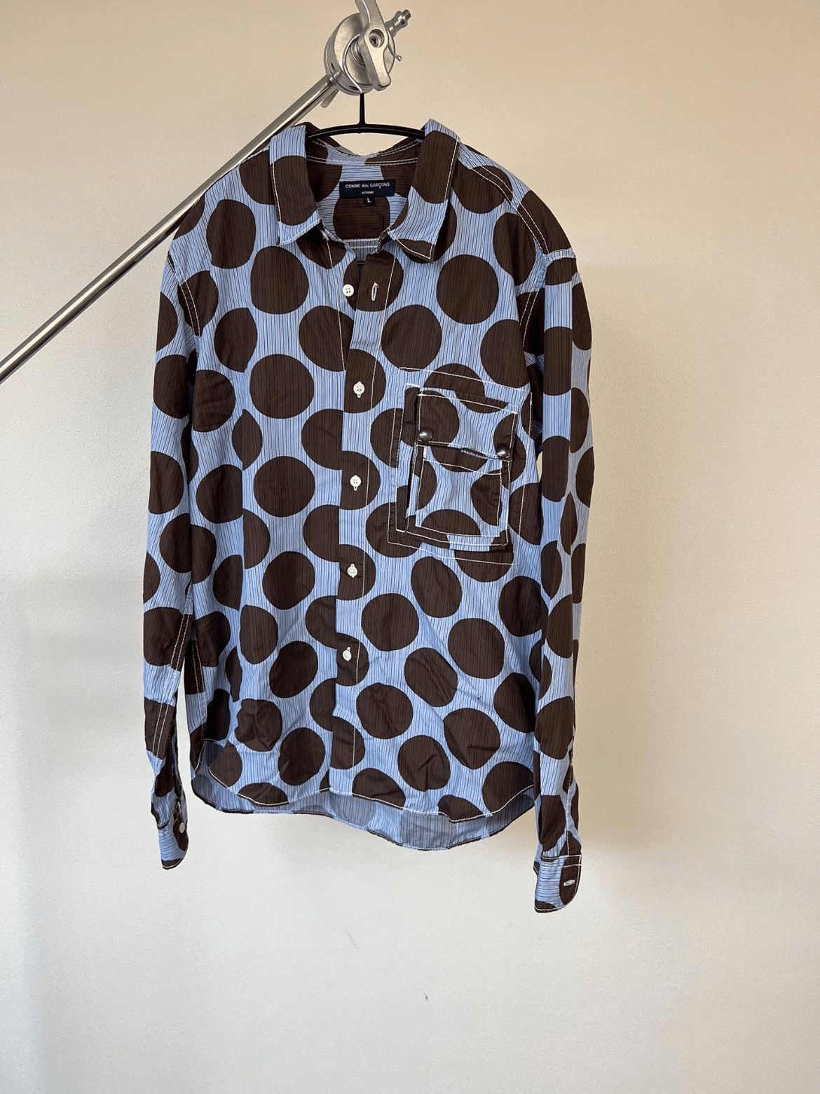 Comme des Garcons Comme des Garcons Homme polka dot shirt - DMC Size US L / EU 52-54 / 3 - 1 Thumbnail
