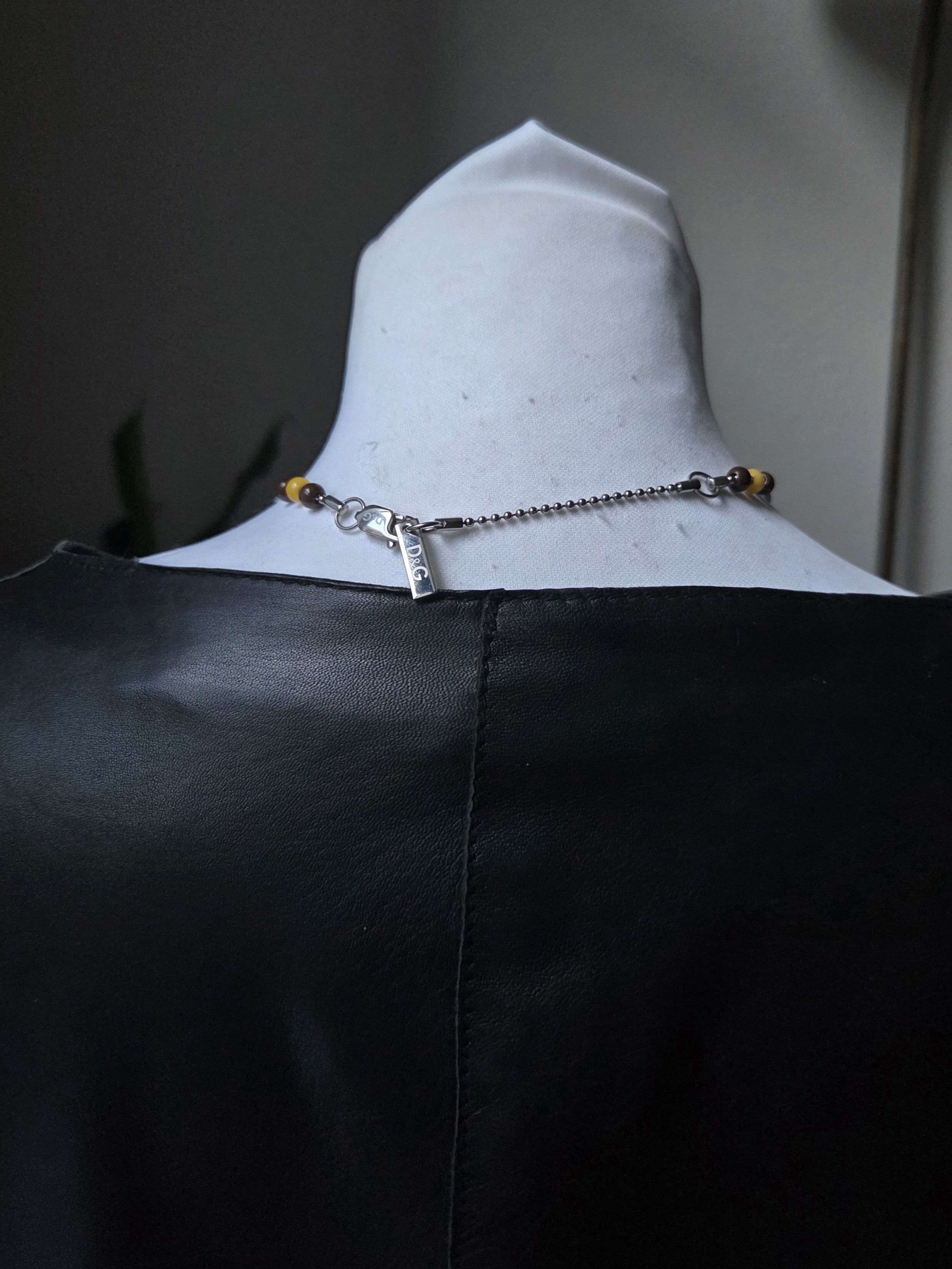 Dolce & Gabbana Dolce & Gabbana Cross beaded necklace Size ONE SIZE - 5 Thumbnail