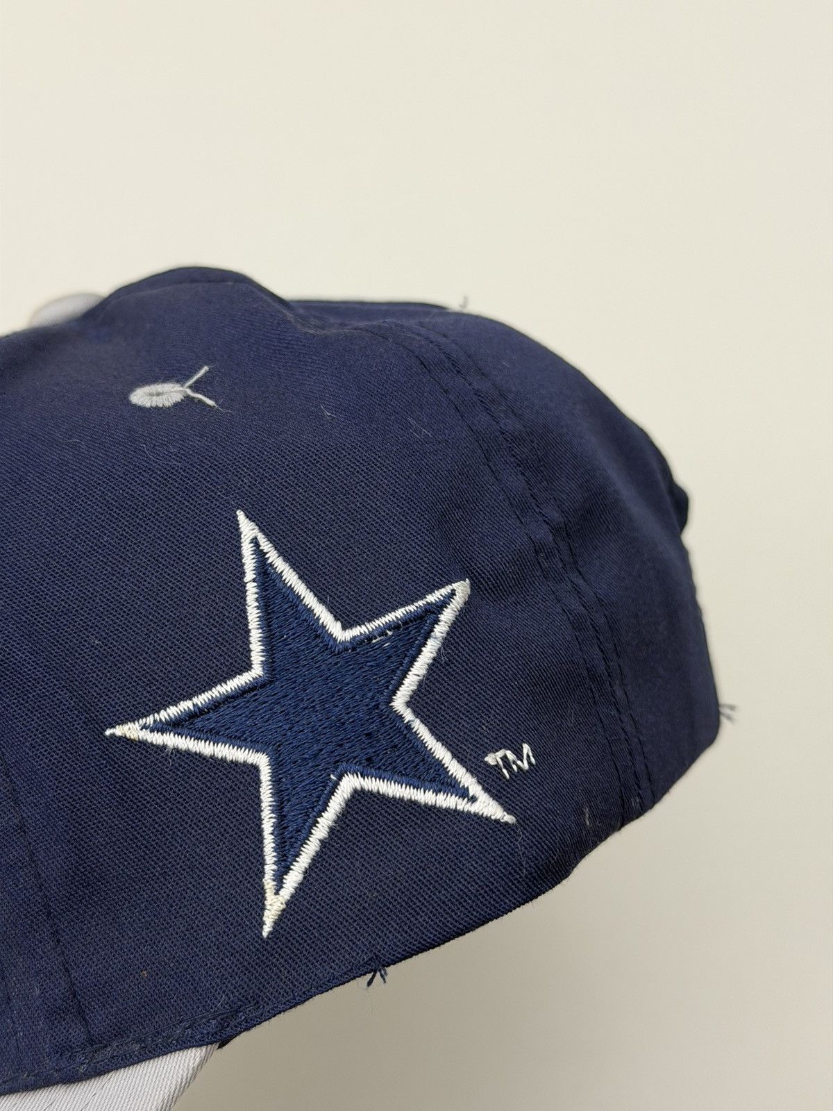 NFL Vintage 90s Dallas Cowboys Back Script NFL Snapback Hat Size ONE SIZE - 4 Thumbnail