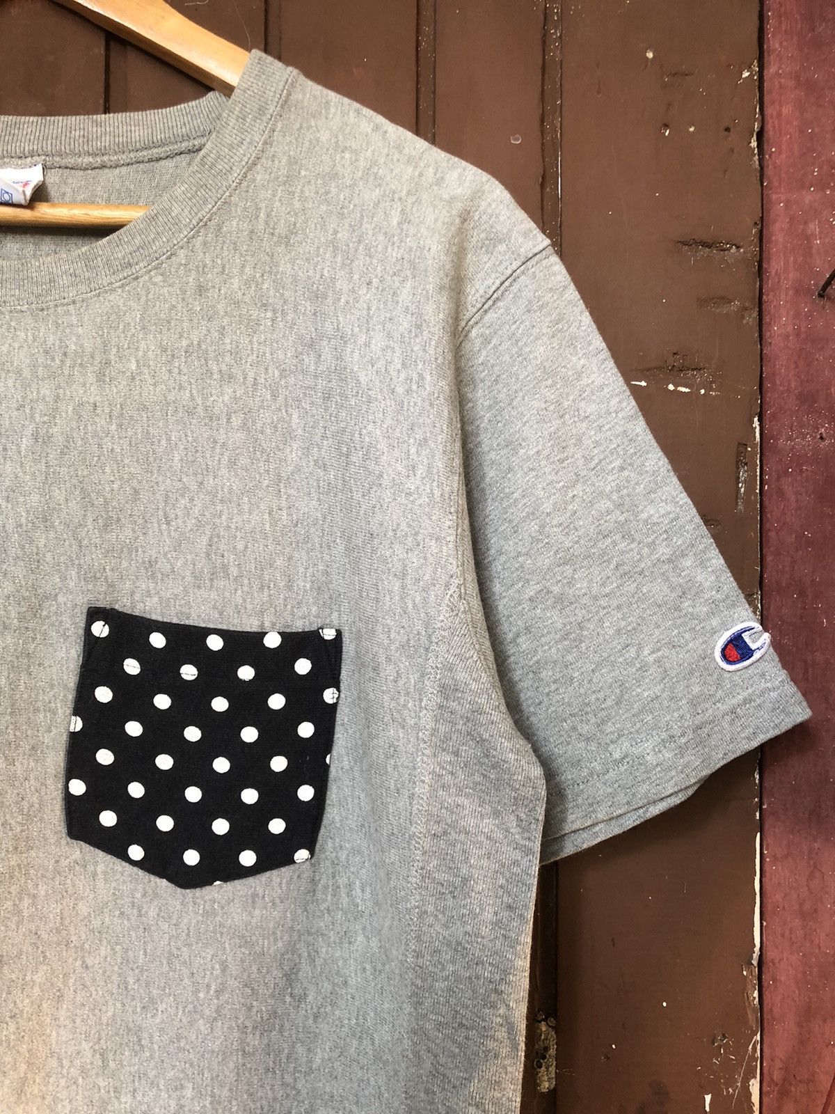 Champion RARE Vintage 90s Champion Reverse Weave Pocket Tee Size US L / EU 52-54 / 3 - 3 Thumbnail