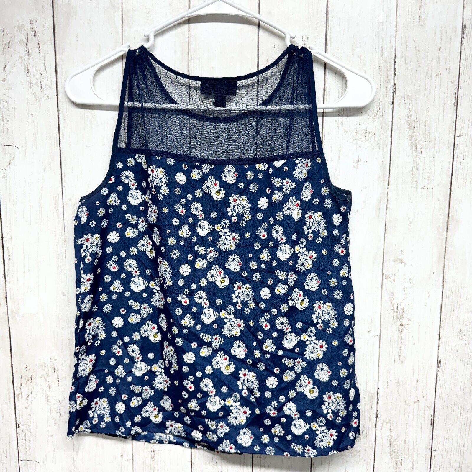 Jason Wu Jason Wu For Target Tank Top XS Blue Floral Short Length Size XS / US 0-2 / IT 36-38 - 5 Thumbnail