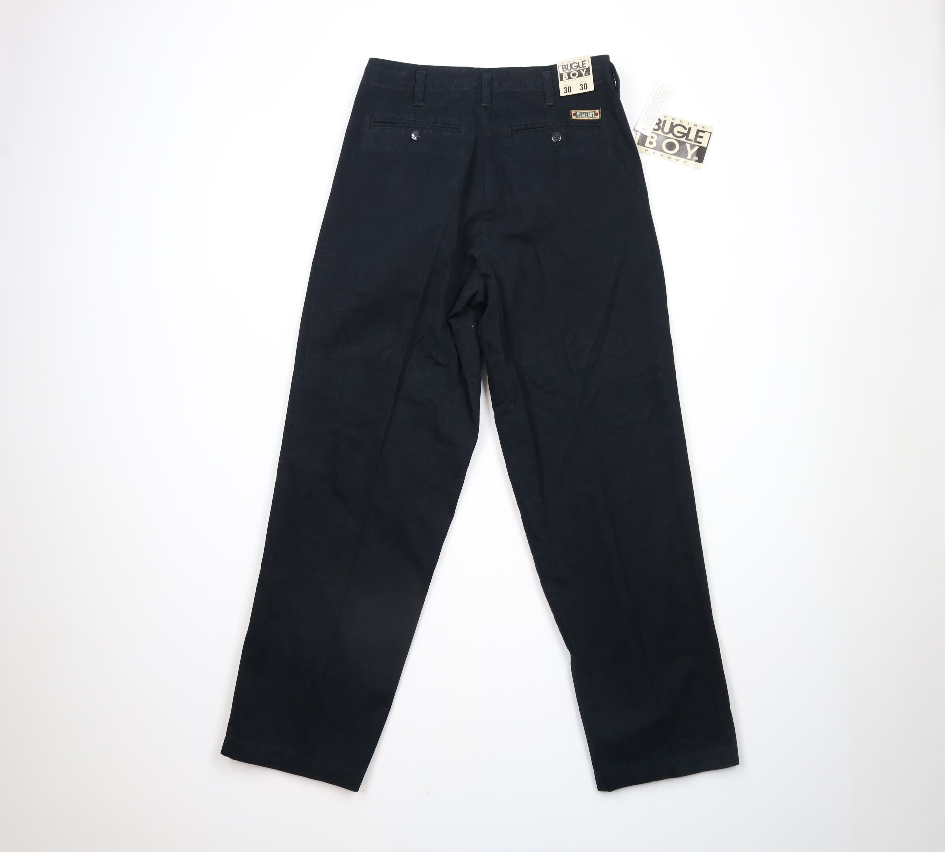 Bugle Boy × Vintage Deadstock Vintage 90s Bugle Boy High Waist Tapered Leg Pants Size US 30 / EU 46 - 7 Thumbnail