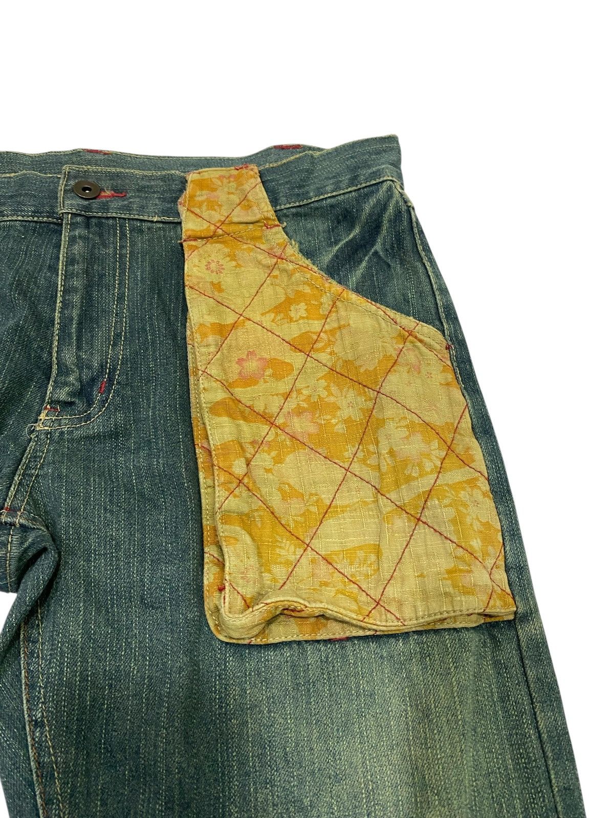 Kapital Japanese brand X Gumu International flare jeans Size US 34 / EU 50 - 13 Thumbnail
