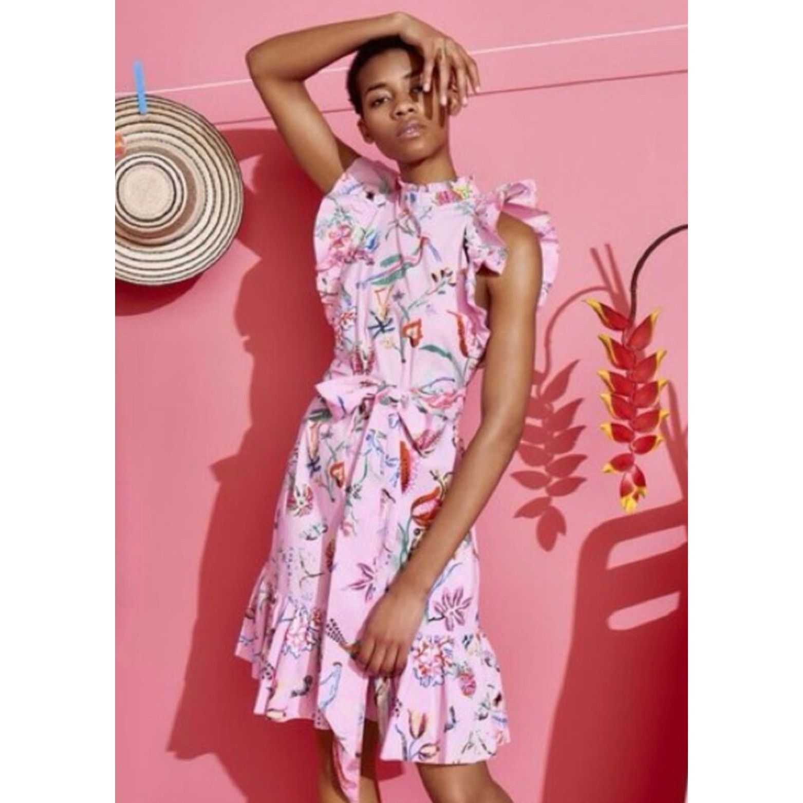Banjanan Banjanan BulBul Spring Floral Pink Dress - Size Small Size S / US 4 / IT 40 - 1 Thumbnail