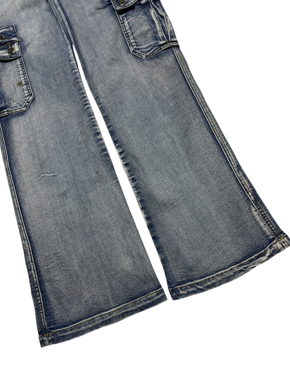 20471120 VINTAGE FLARED GLAMOUR OUTFITTERS SICK WASHED CARGO PUNK Size US 33 - 8 Thumbnail