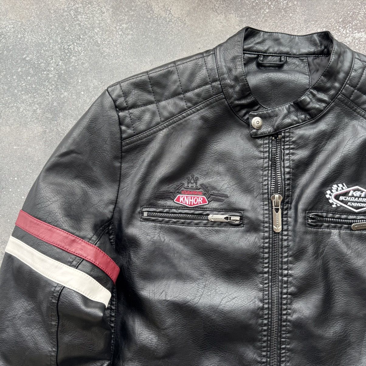 Hysteric Glamour Moto Racing Vintage Y2K Faux Leather Jacket Size US M / EU 48-50 / 2 - 5 Thumbnail