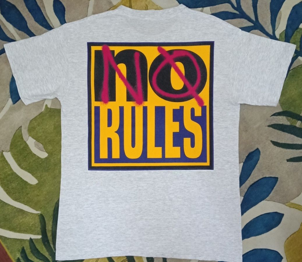 Rap Tees × Vintage Vintage 90s No Rules T-shirt Size US L / EU 52-54 / 3 - 10 Thumbnail
