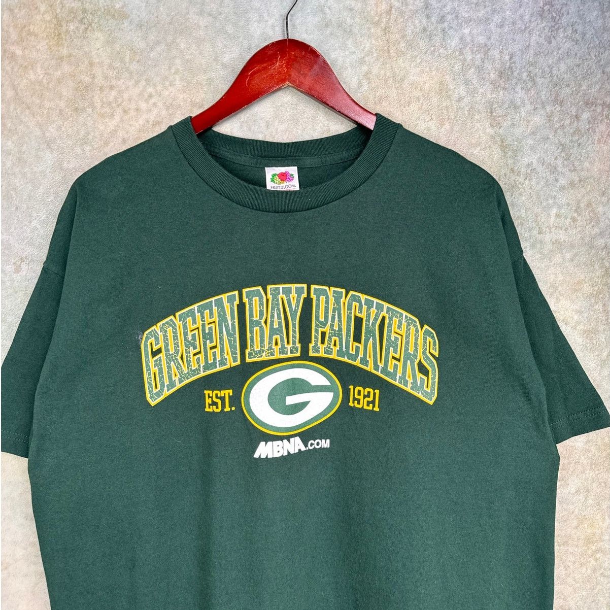 NFL × Vintage VTG 90s Green Bay Packers T Shirt Sz XL Green NFL Football Size US XL / EU 56 / 4 - 6 Thumbnail