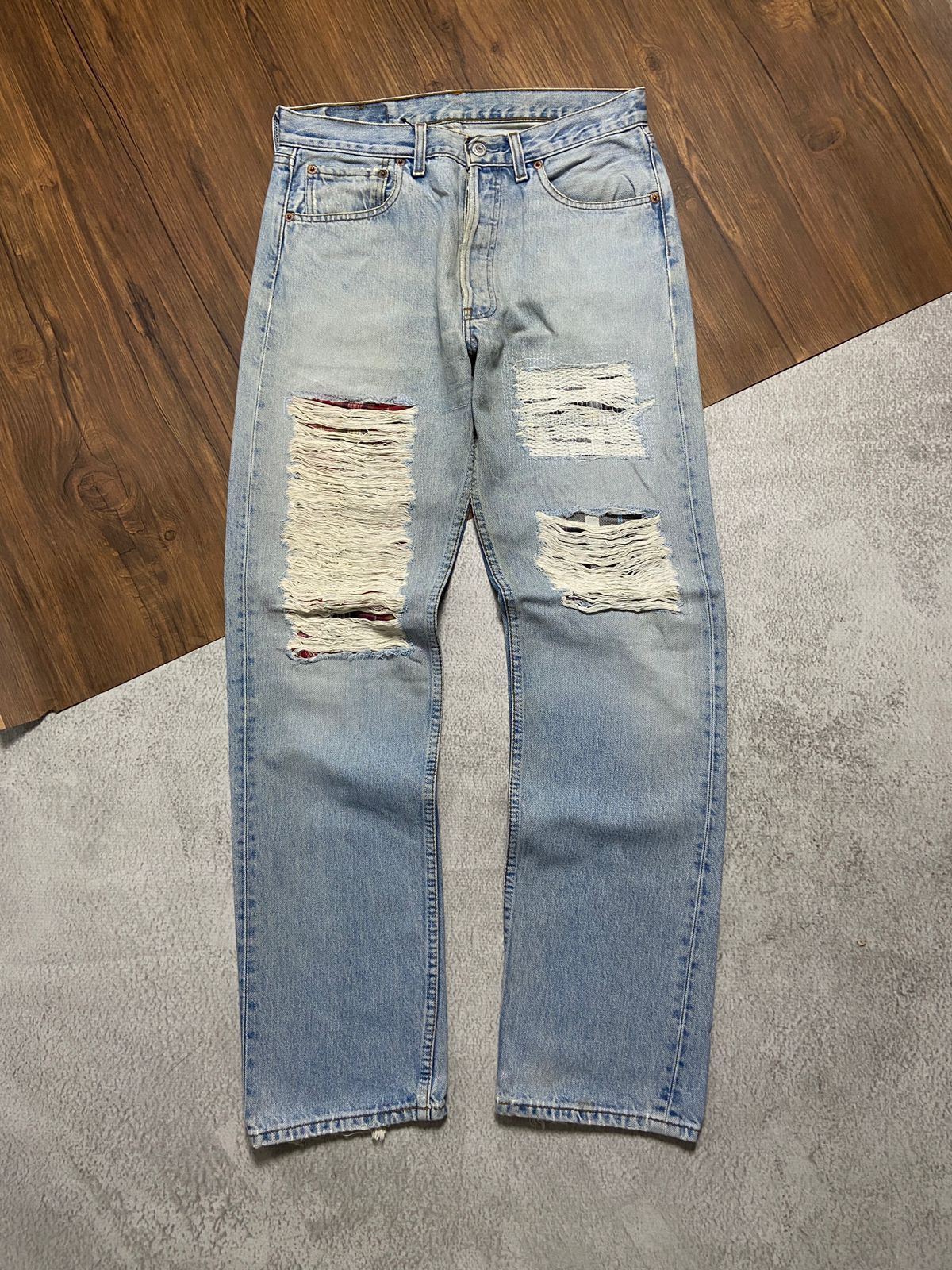 Levi's 90'S Levis 501 stone washed jeans Size US 32 / EU 48 - 1 Thumbnail