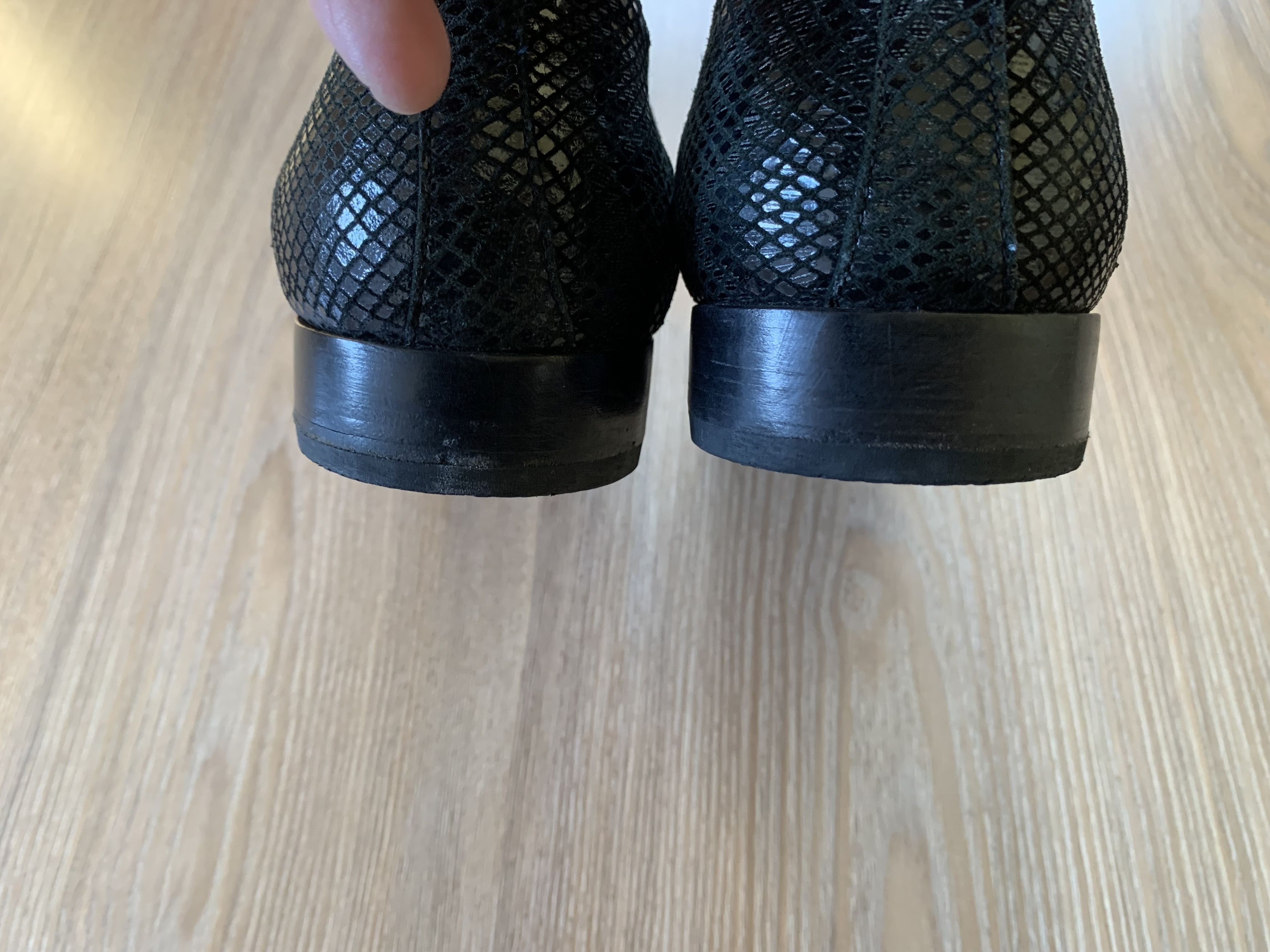 Designer × Mario Bruni × Vintage Mario Bruni Vintage Black Oxfords Shoes Size US 10 / EU 43 - 7 Thumbnail