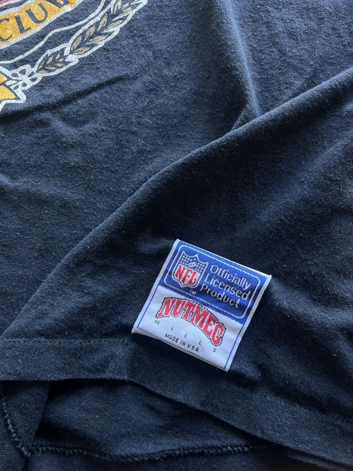 NFL × Nutmeg × Vintage Vintage Pittsburgh Steelers NFL Team 90’s Tshirt Size US XL / EU 56 / 4 - 6 Thumbnail