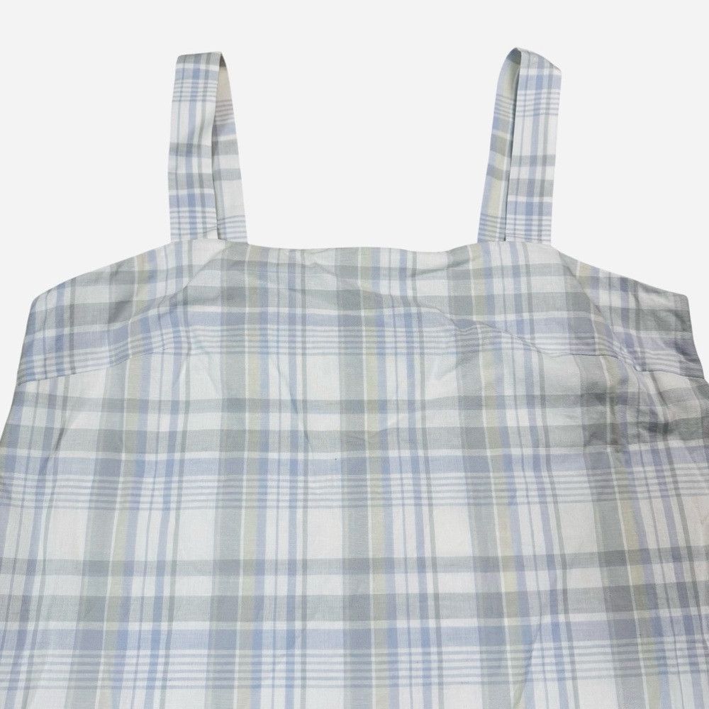 Theory NWT New $325 Theory Muted Plaid Cotton Linen Mini Dress In Size M / US 6-8 / IT 42-44 - 3 Thumbnail