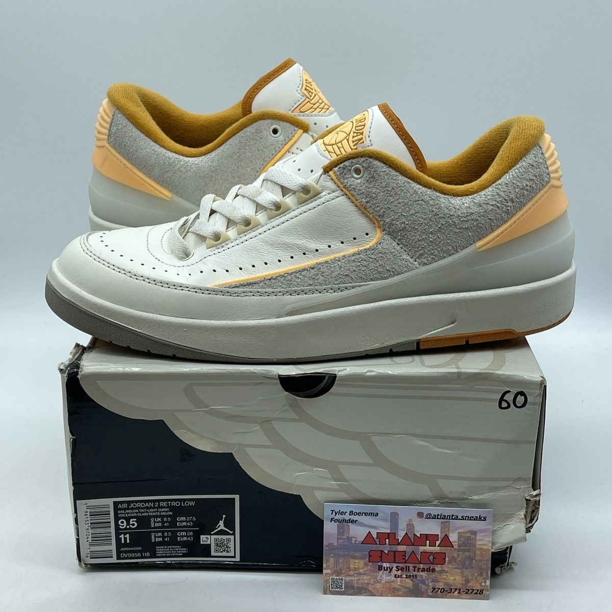 Jordan Brand Air Jordan 2 low melon tint Size US 9.5 / EU 42-43 - 1 Thumbnail