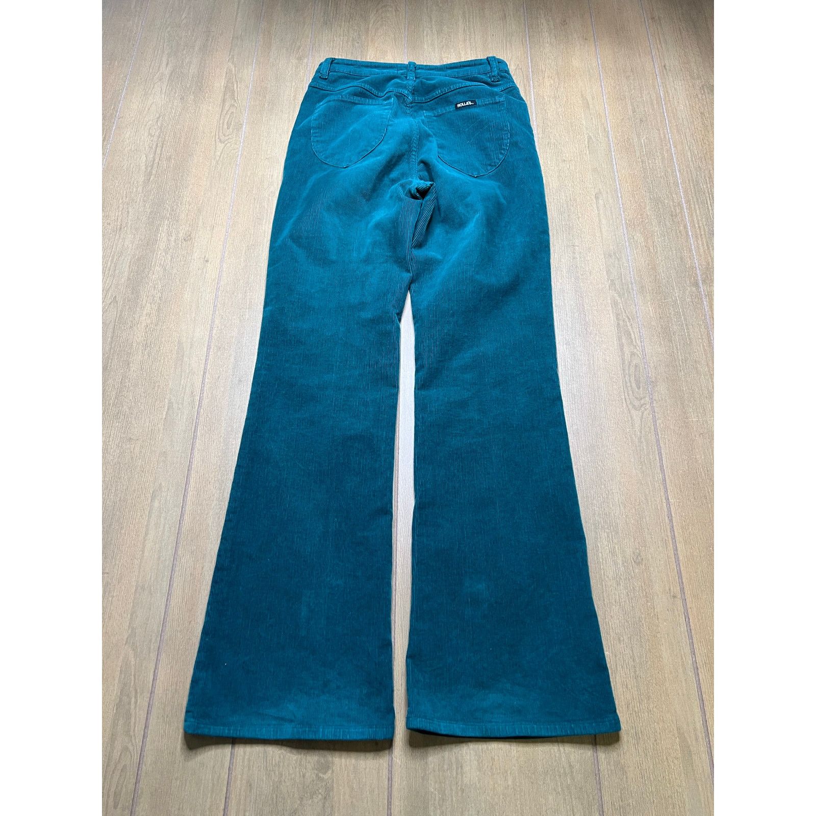 Rolla's Rolla’s Dusters Bootcut Corduroy Pants Teal Green High Rise Size 28" / US 6 / IT 42 - 9 Thumbnail