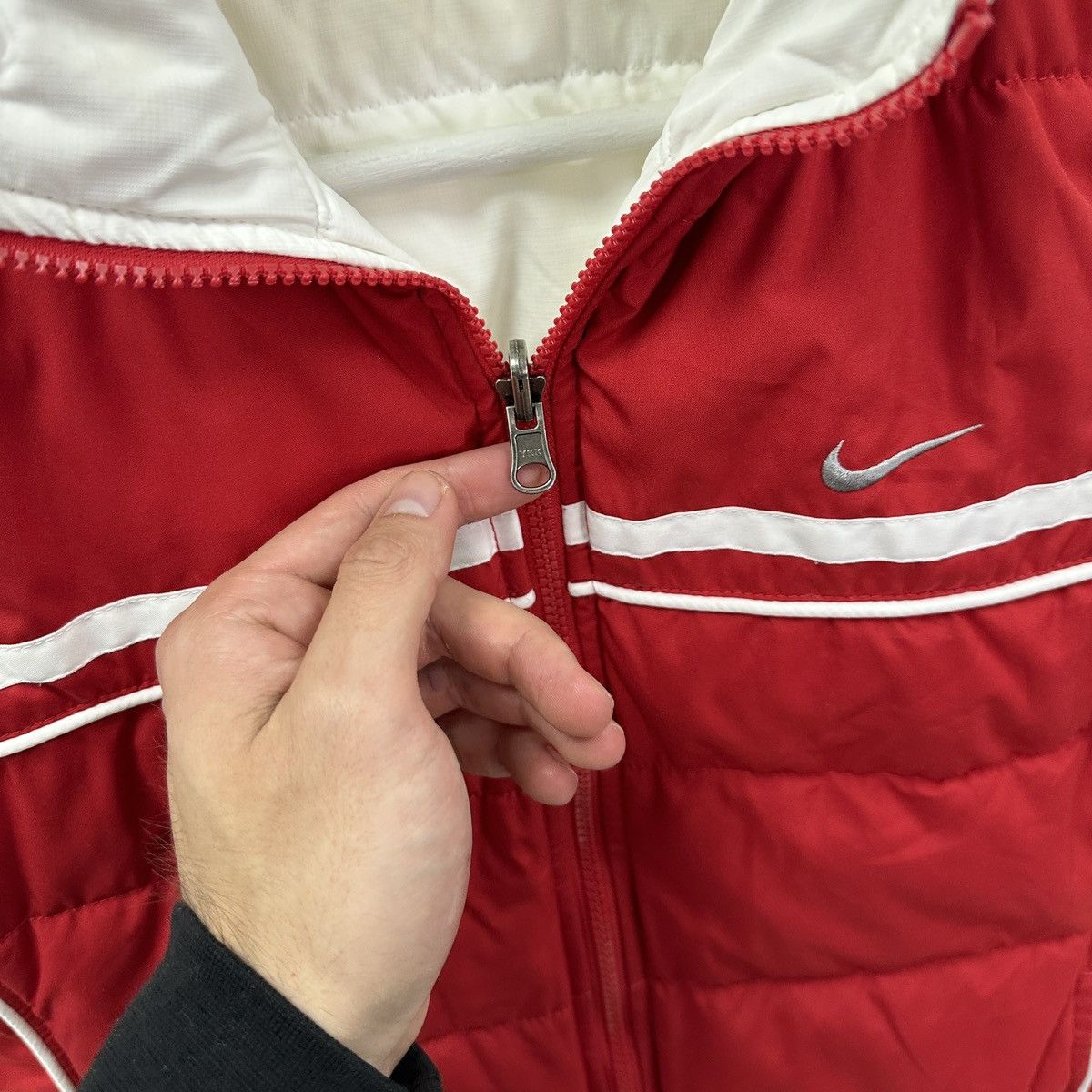 Vintage Vintage 00s Nike Embroidered puffer reversible vest y2k rare Size M / US 6-8 / IT 42-44 - 11 Thumbnail