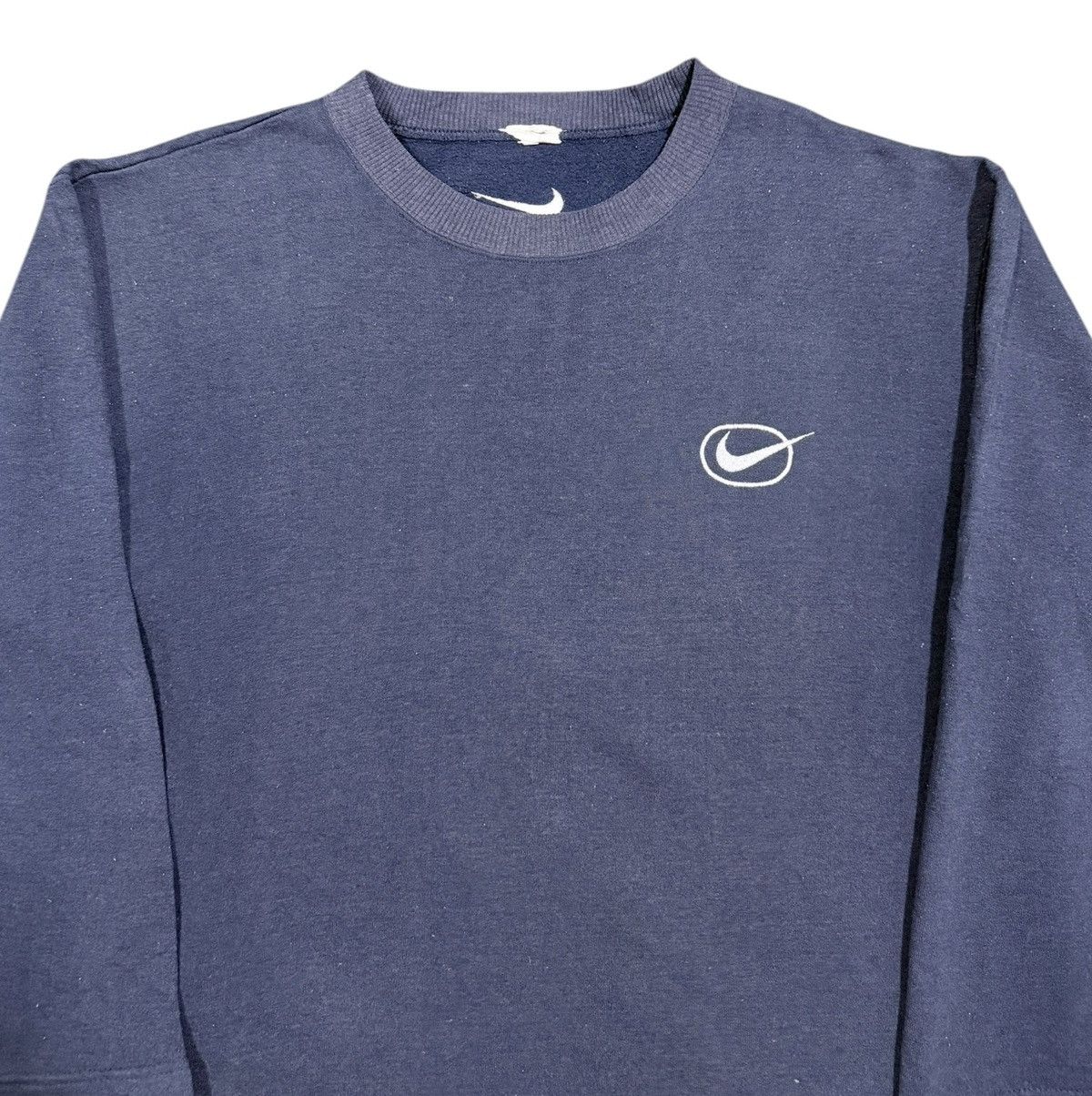 Nike Vtg🔥Y2k Sunfaded Nike Swoosh Eric Logo Longsleeve Size US L / EU 52-54 / 3 - 3 Thumbnail