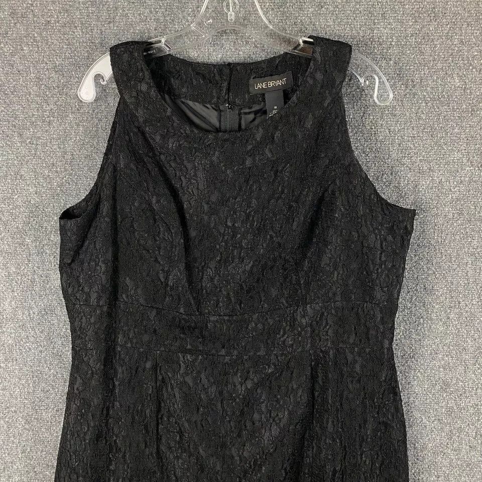 Other Lane Bryant Dress Women's 18 Floral Sheath Sleeveless Nylon Size XXL / US 16-18 / IT 52-54 - 2 Thumbnail